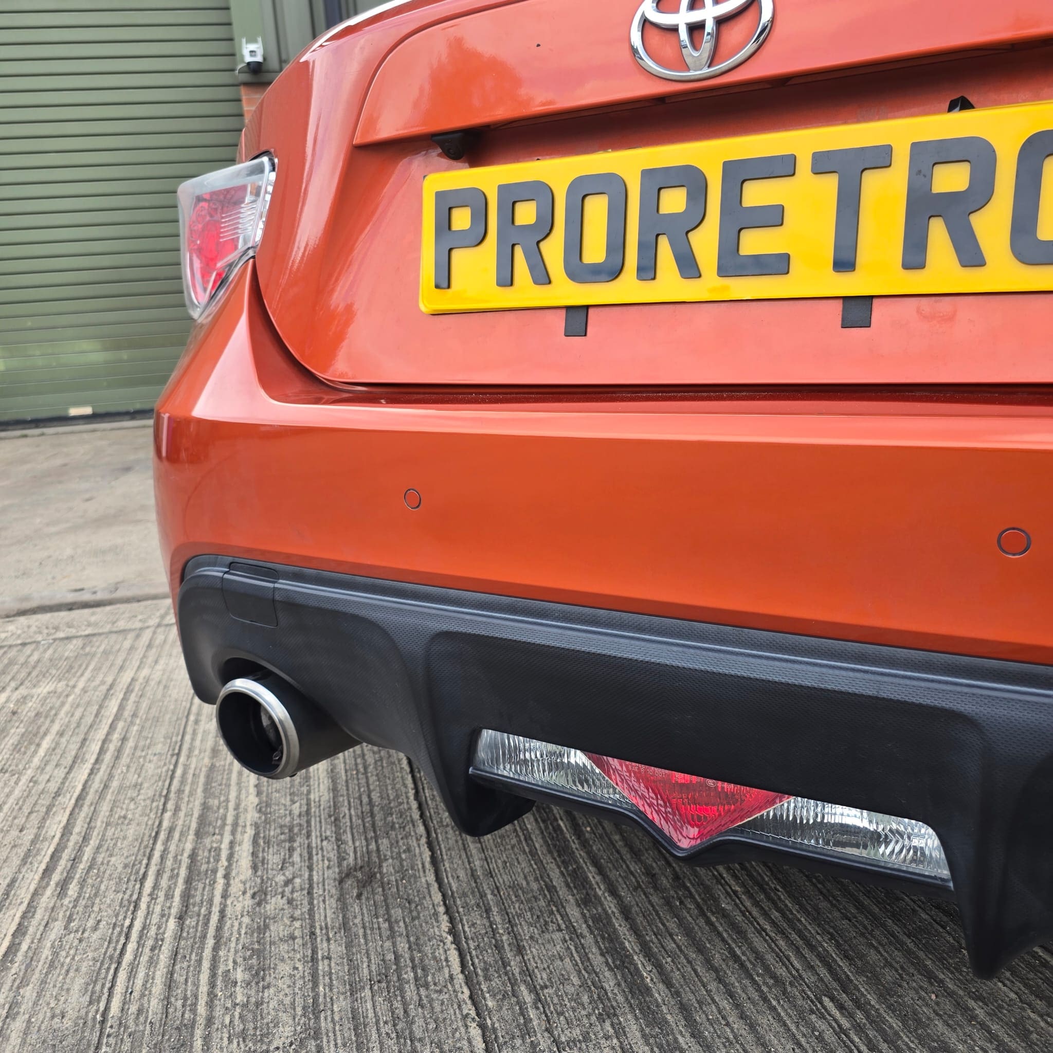 Rear view camera retrofit on a 2014 Toyota GT86 Japanese import