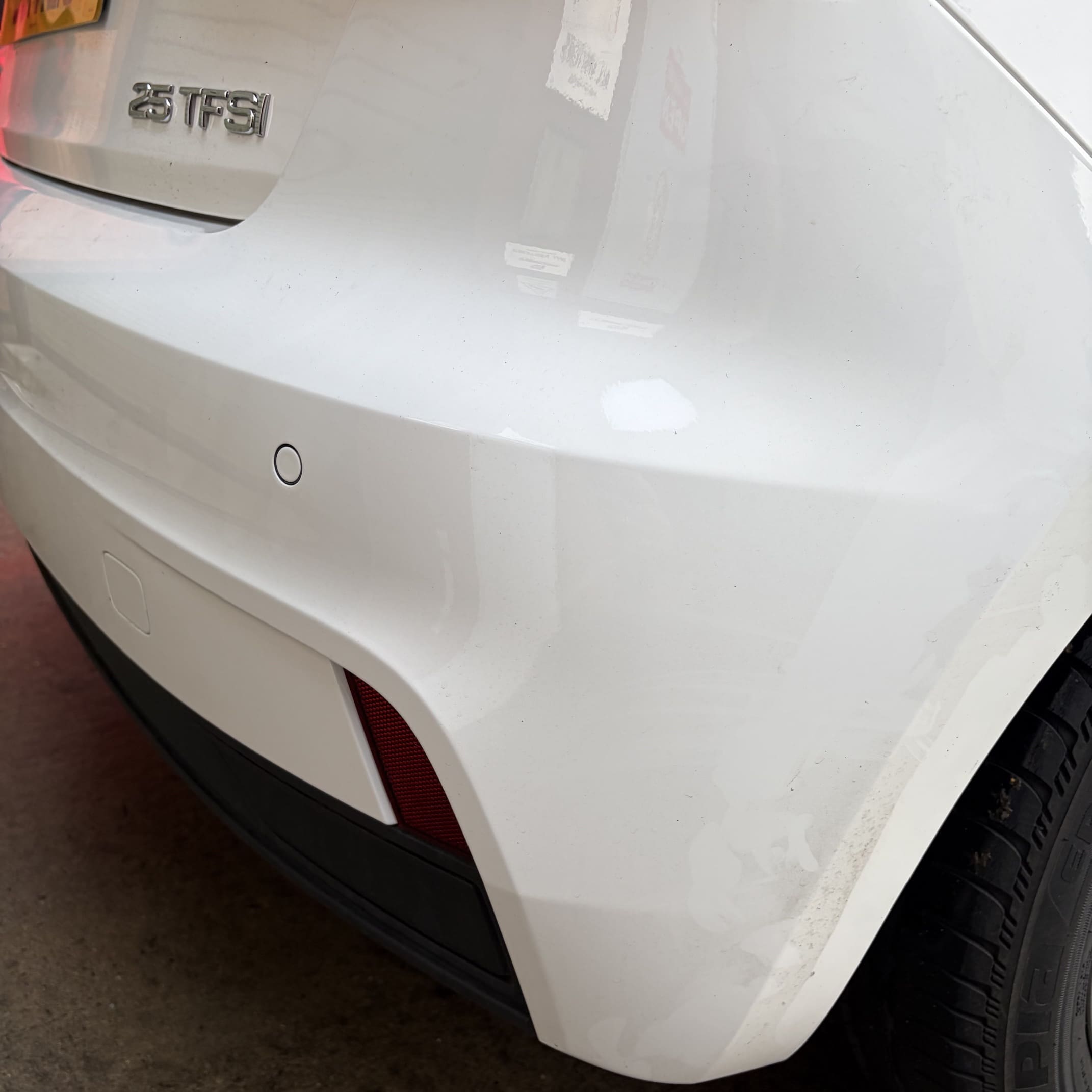 Completed genuine Audi front and rear parking sensor retrofit on a 2021 Audi A1
