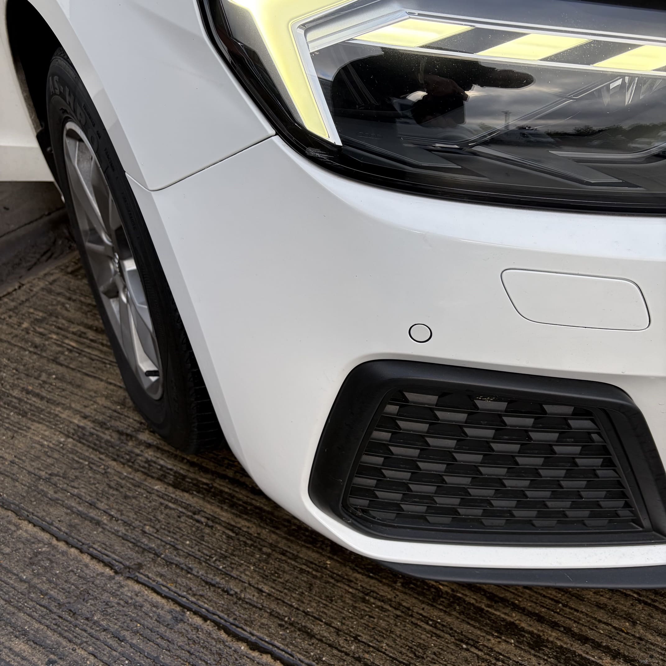 2021 Audi A1 with genuine parking sensor system and factory screen integration