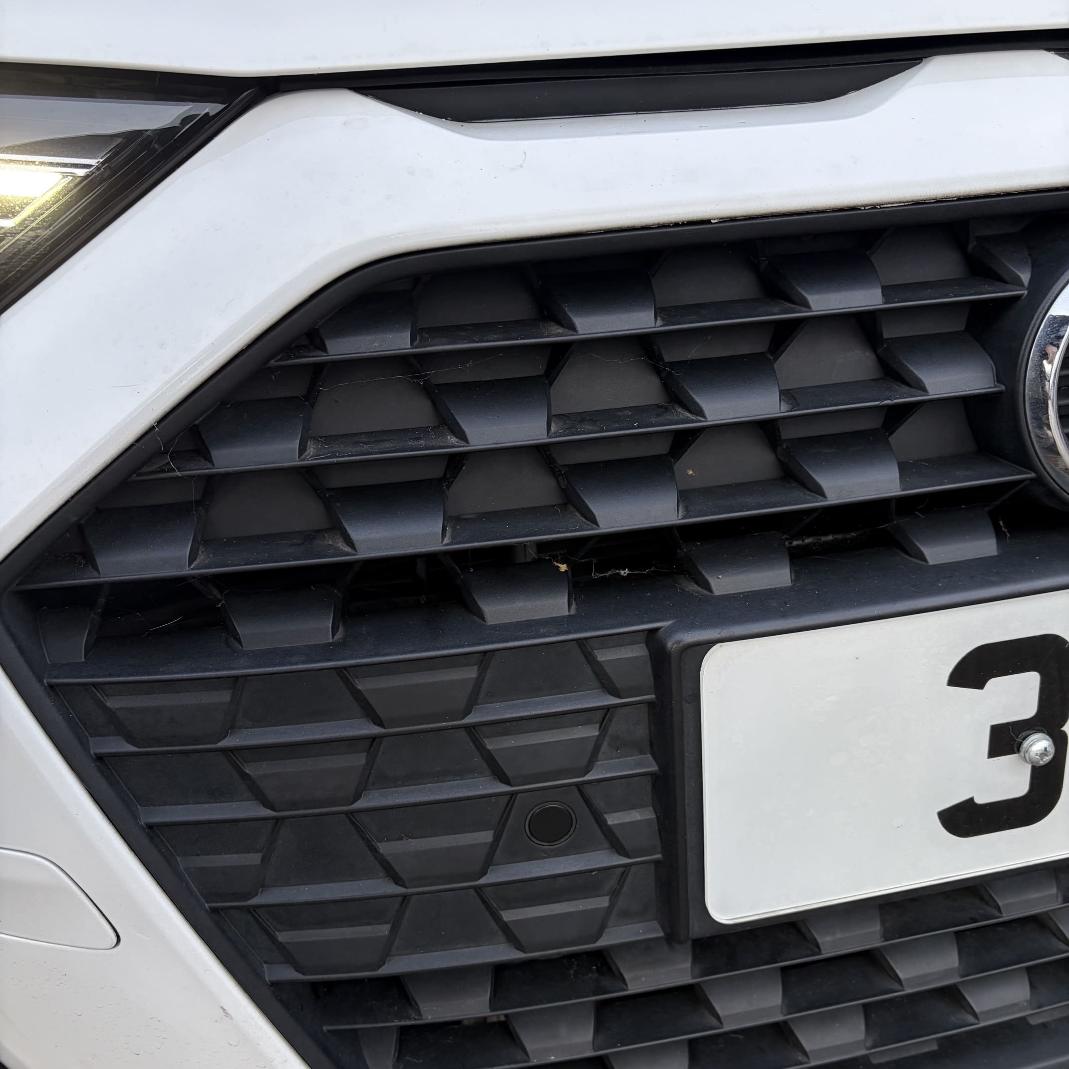 OEM-style parking assistance retrofit on Audi A1 for easier maneuvering and parking