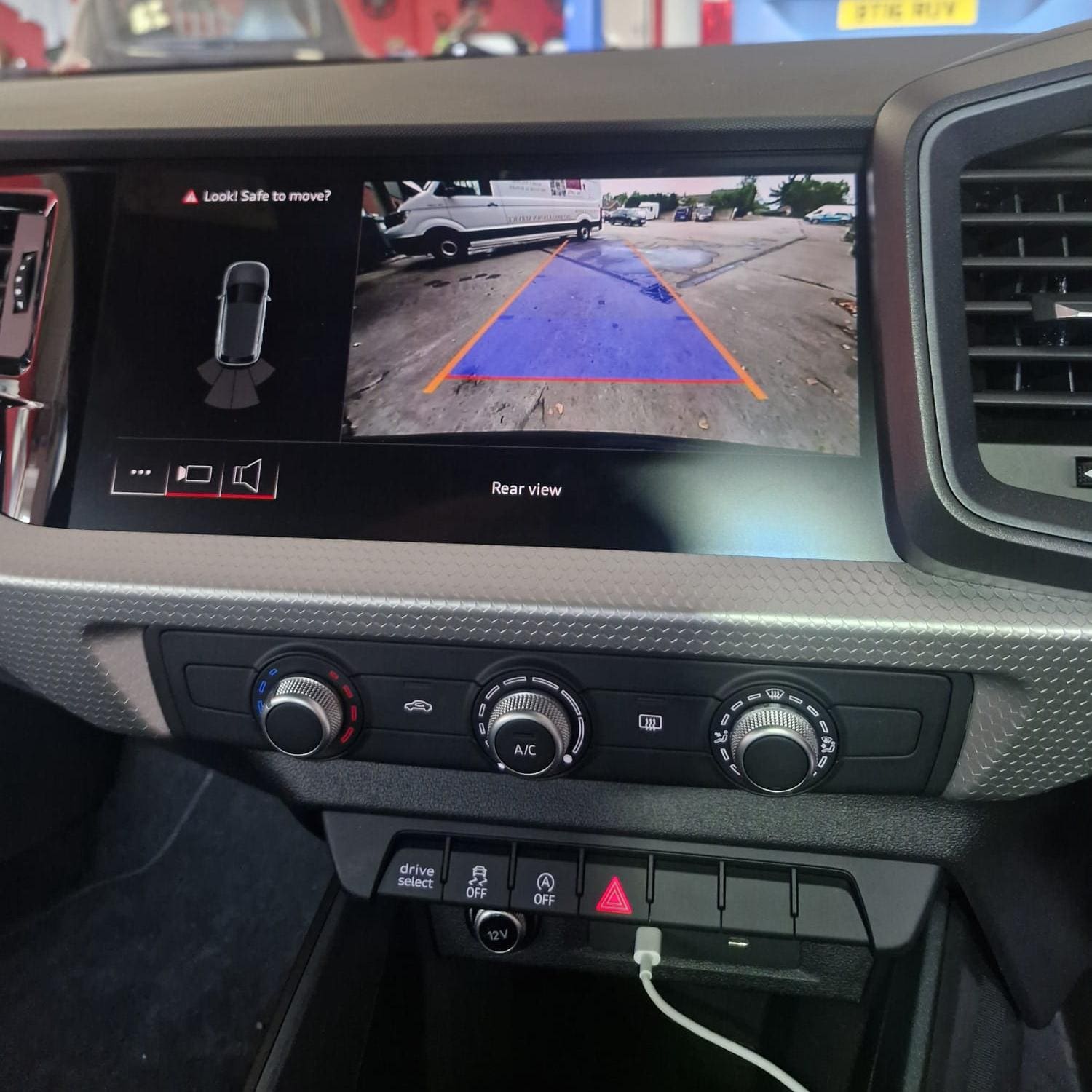 Genuine Audi Highline reversing camera functioning on 2026 Audi A1