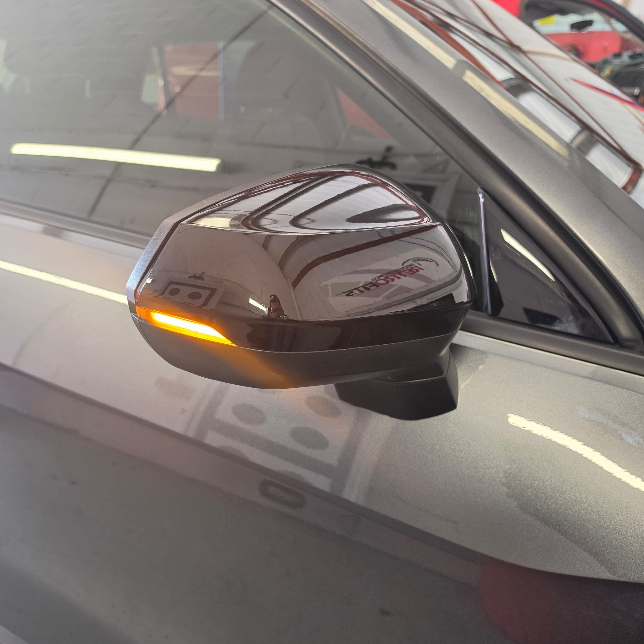 2024 Audi Q2 fitted with aftermarket dynamic mirror indicators