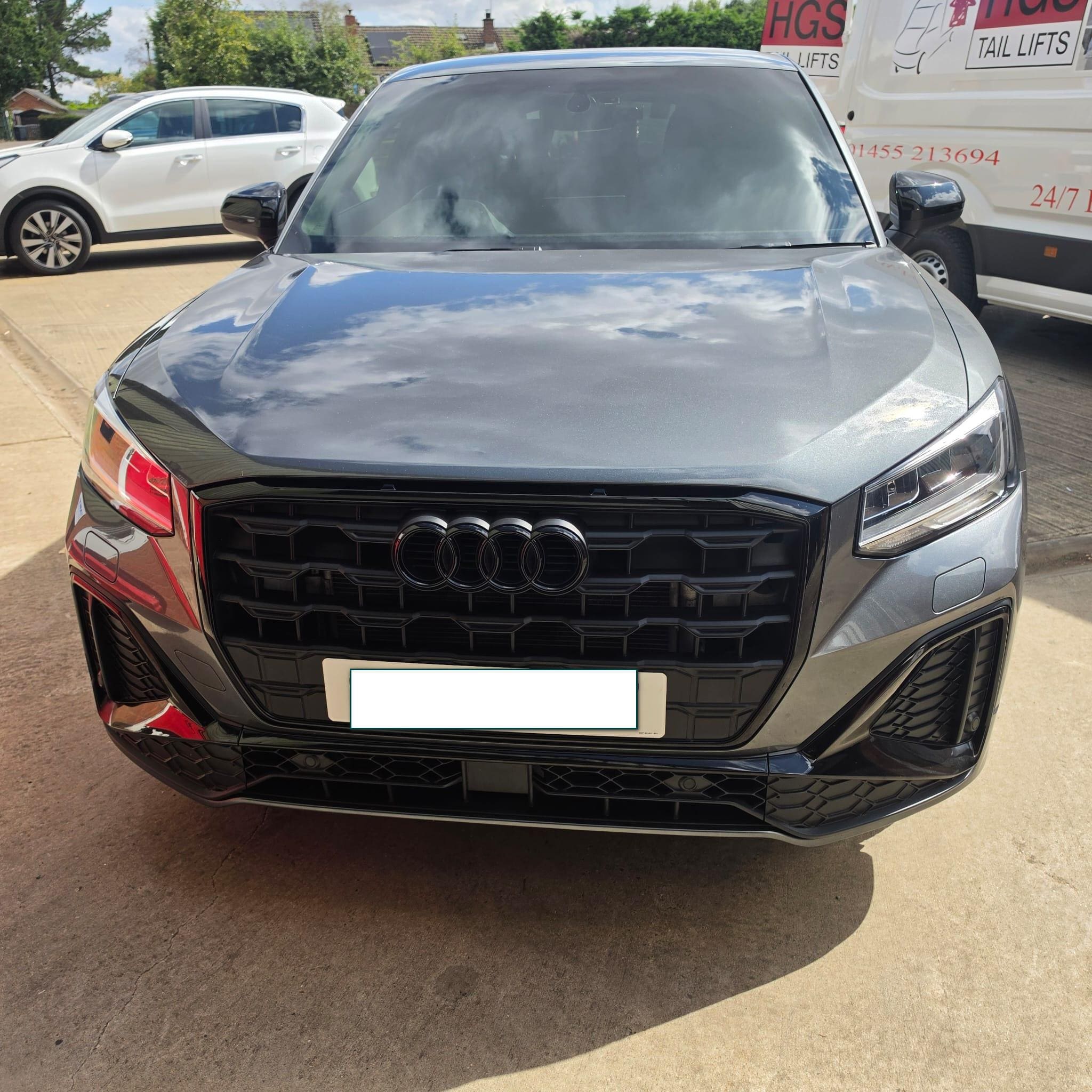 Dynamic mirror indicator upgrade installed on an Audi Q2 2024