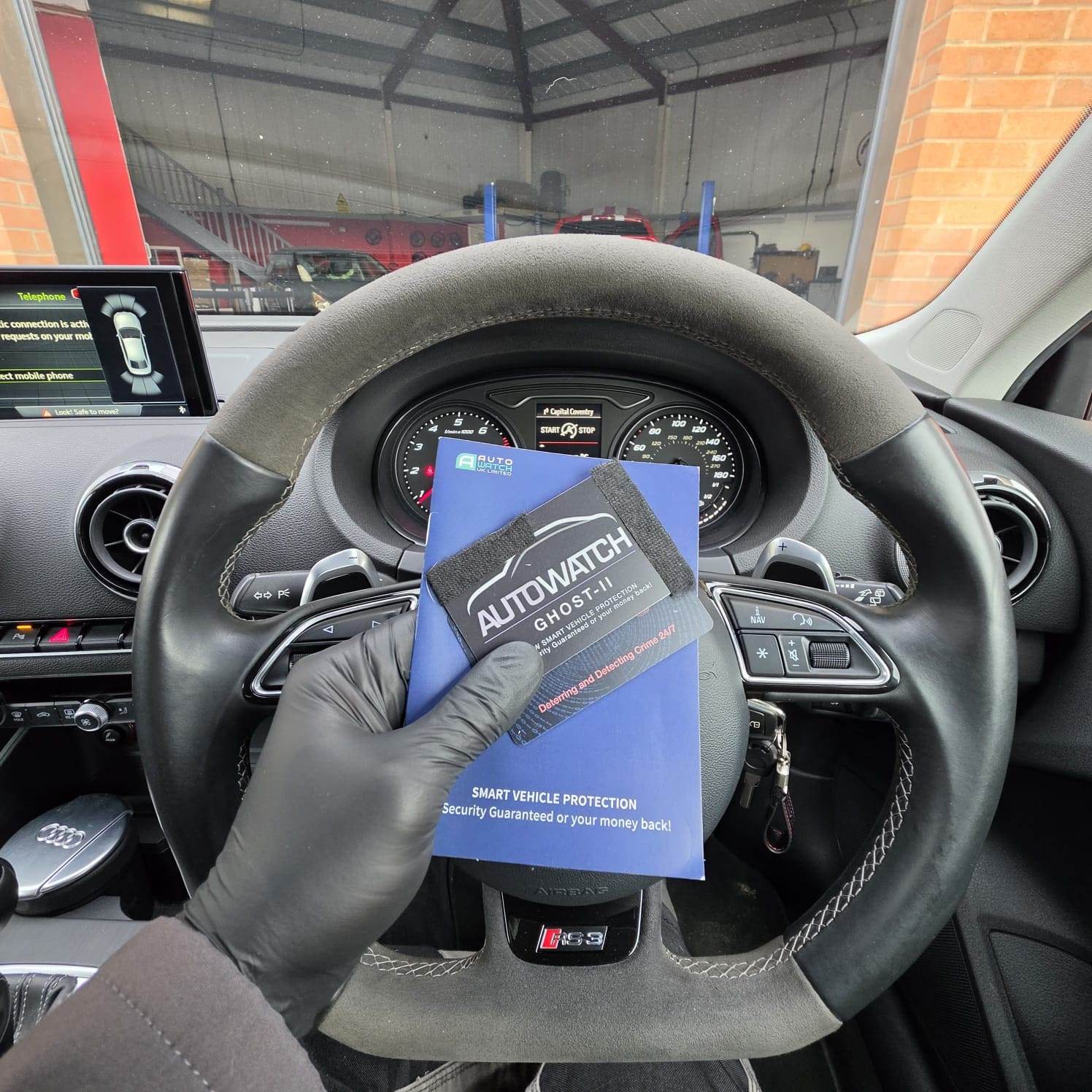 Audi RS3 8V protected with one of the final Ghost 2 fits before Ghost 3