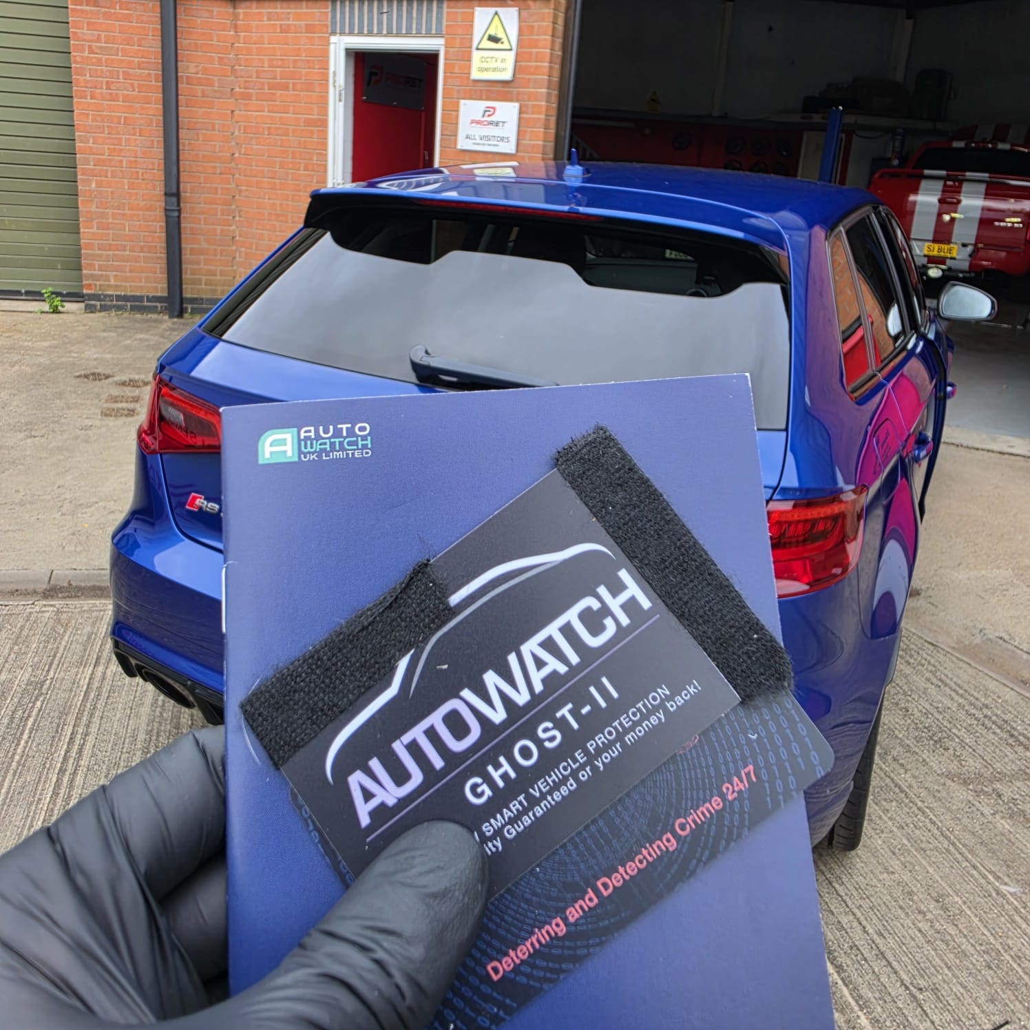 Audi RS3 8V security upgrade with one of the last Ghost 2 systems fitted