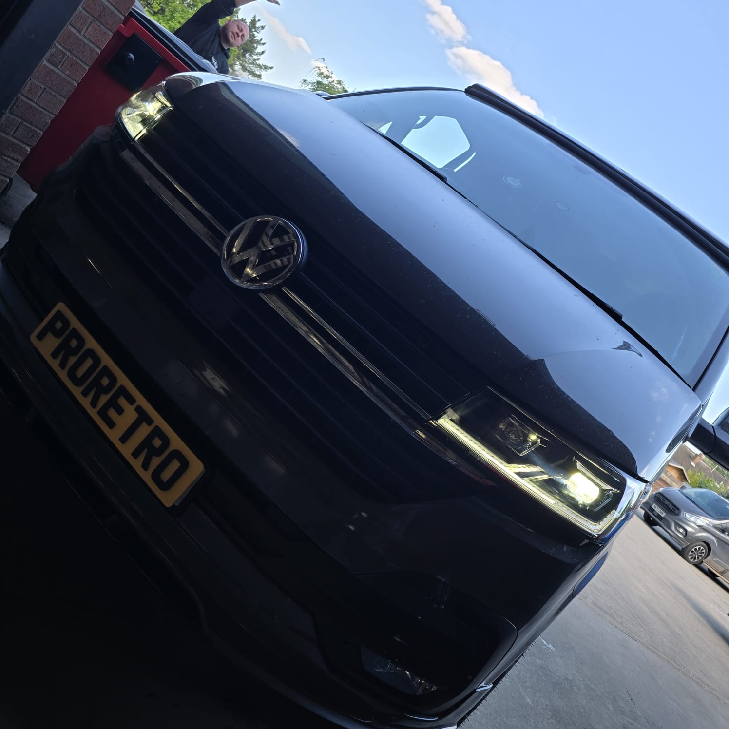 Genuine OEM VW T6.1 LED headlight retrofit installation