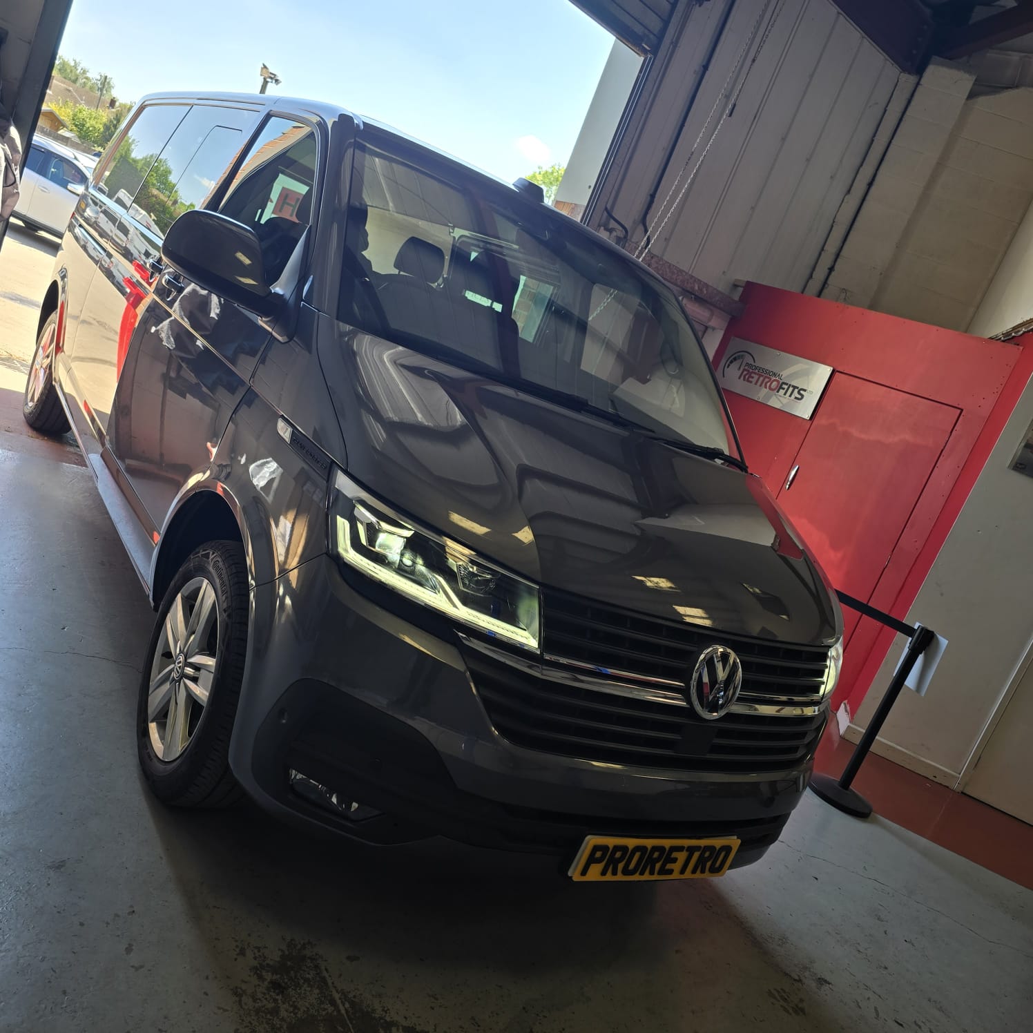 VW T6.1 LED headlight retrofit professional installation