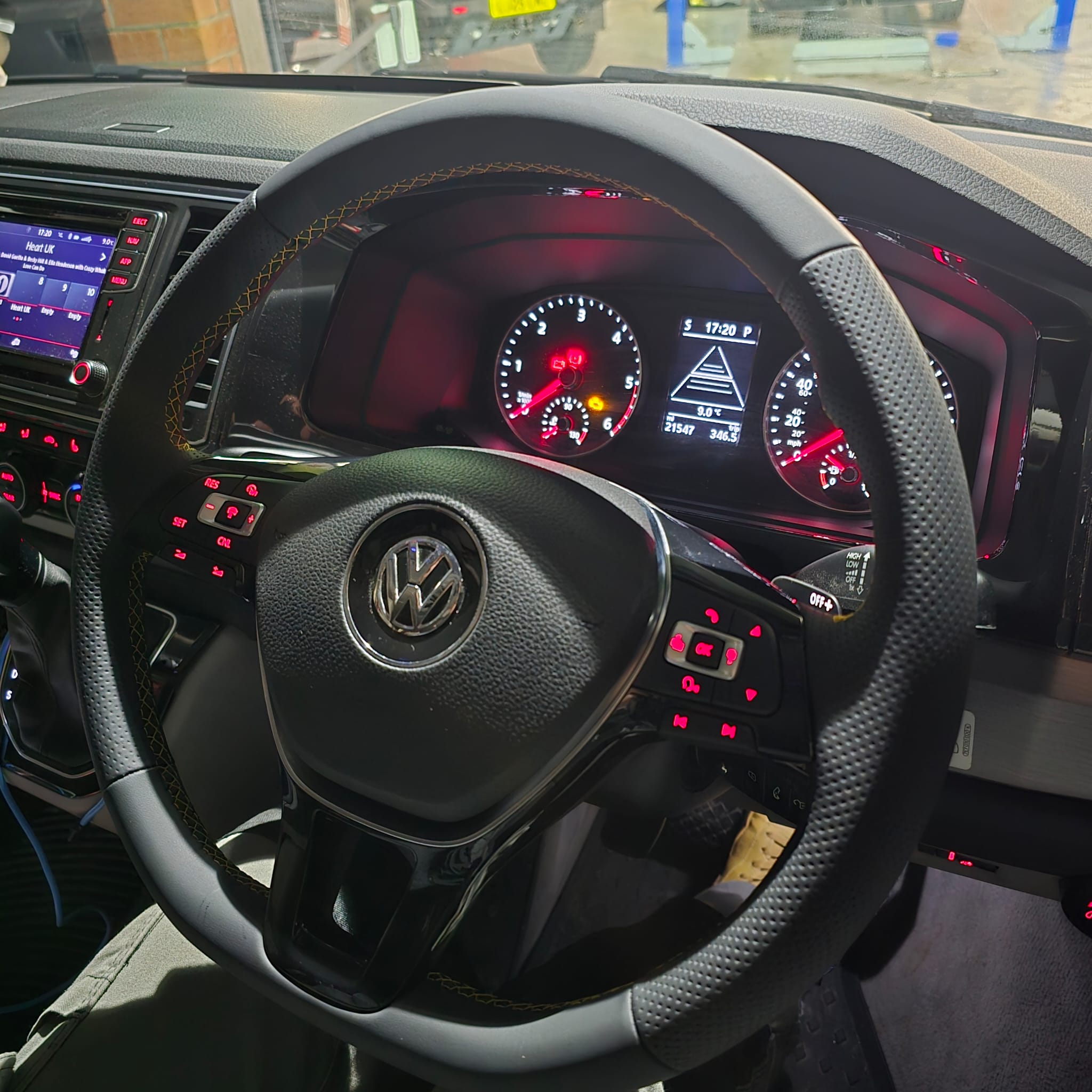 Stylish VW T6 Steering Wheel Upgrade