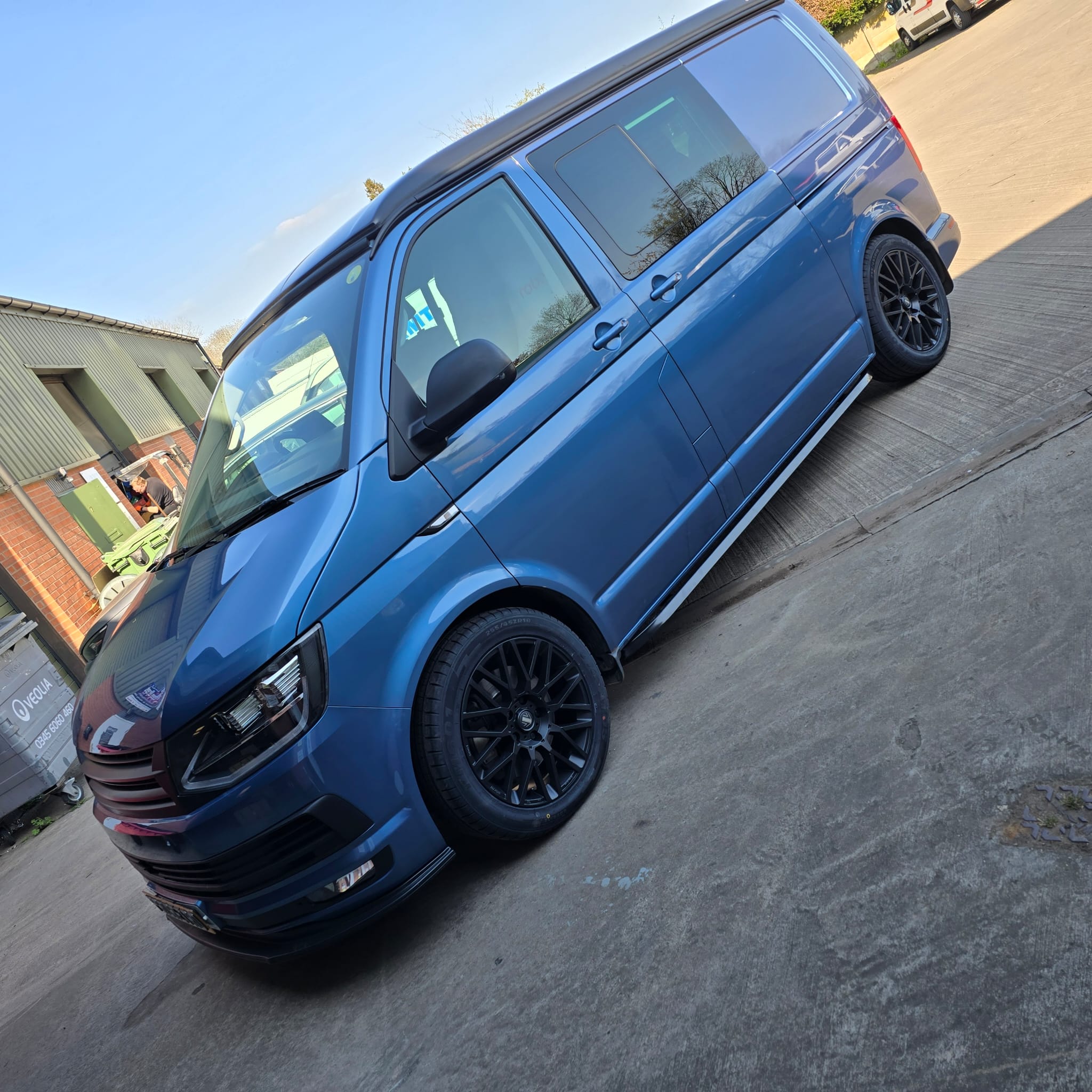 Detailed interior view of Alpine installation