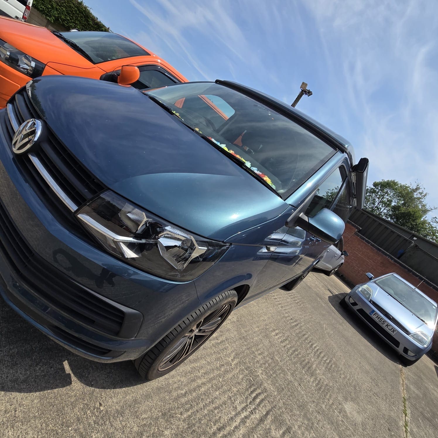 VW T6 ACC retrofit with real cow leather interior