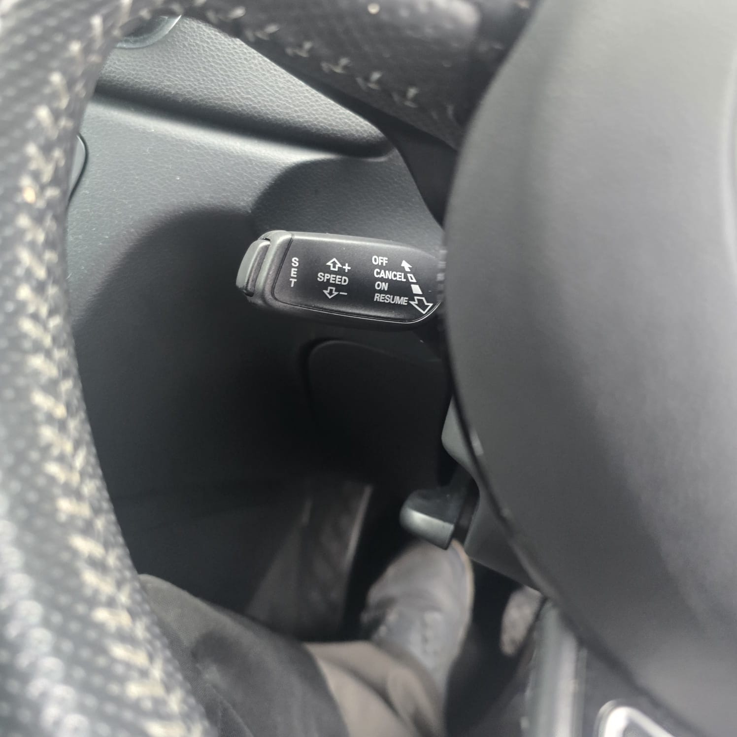 OEM cruise control retrofit for Audi Q3
