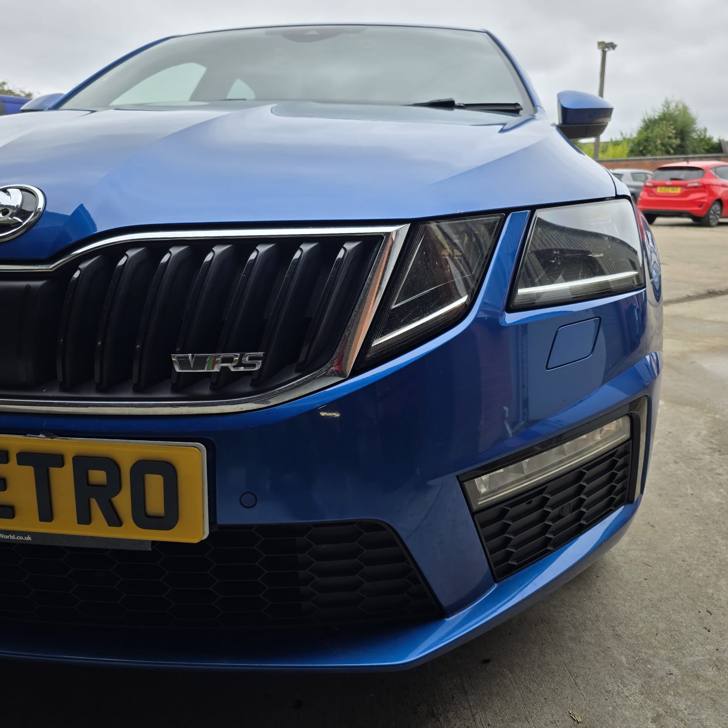 Seamless integration of OPS front sensors Skoda VRS