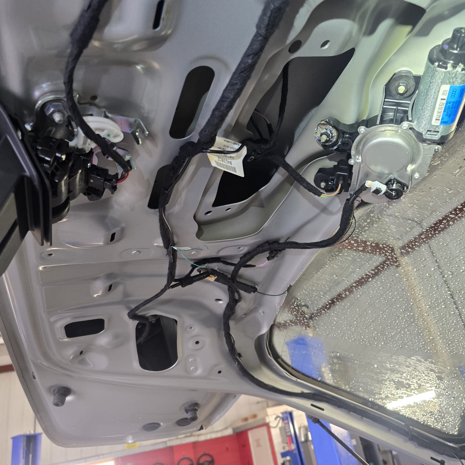 Audi Q3 camera retrofit with factory-style finish in Birmingham