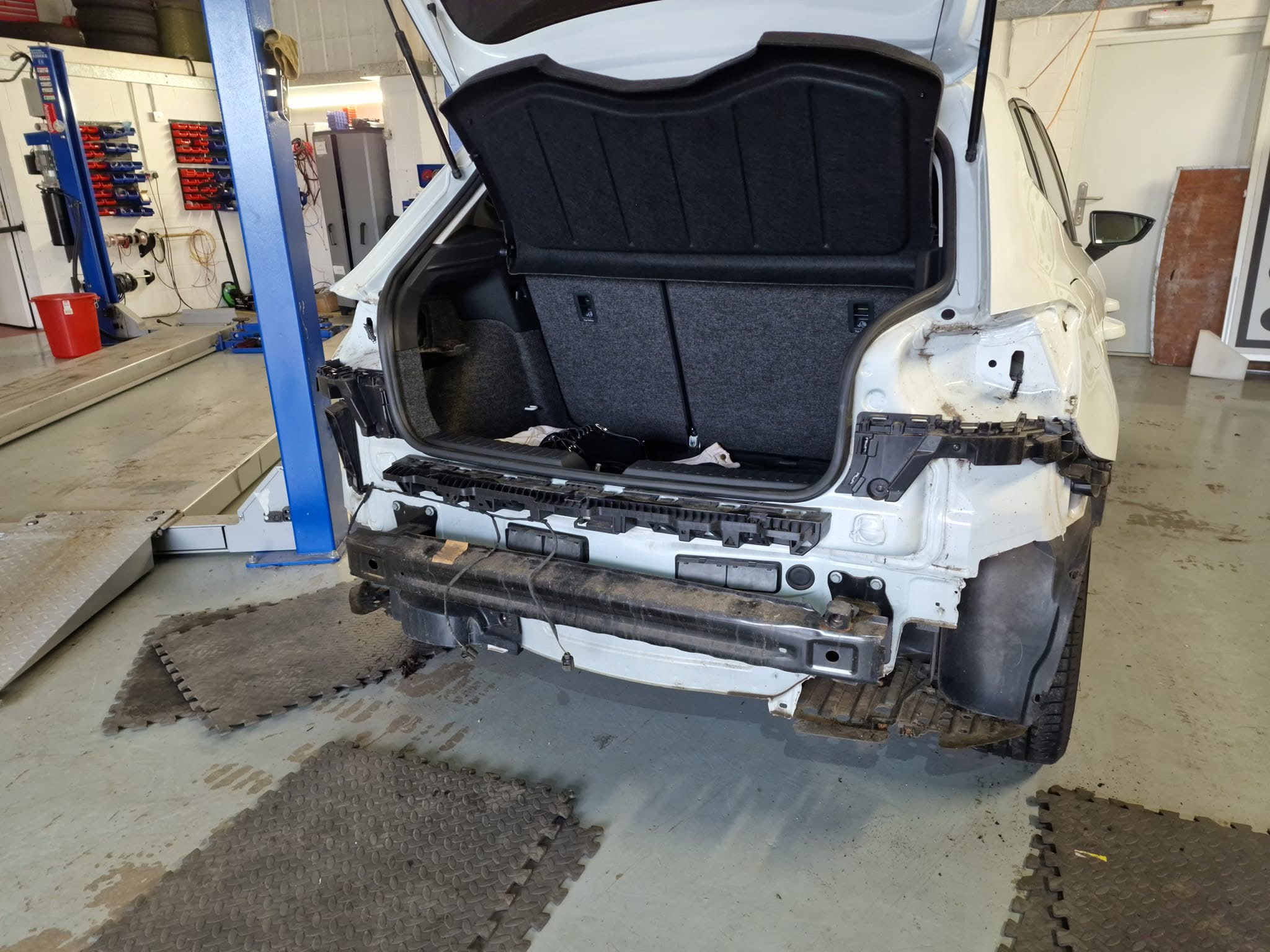 Discreet parking sensors integrated into Seat Ibiza bumper