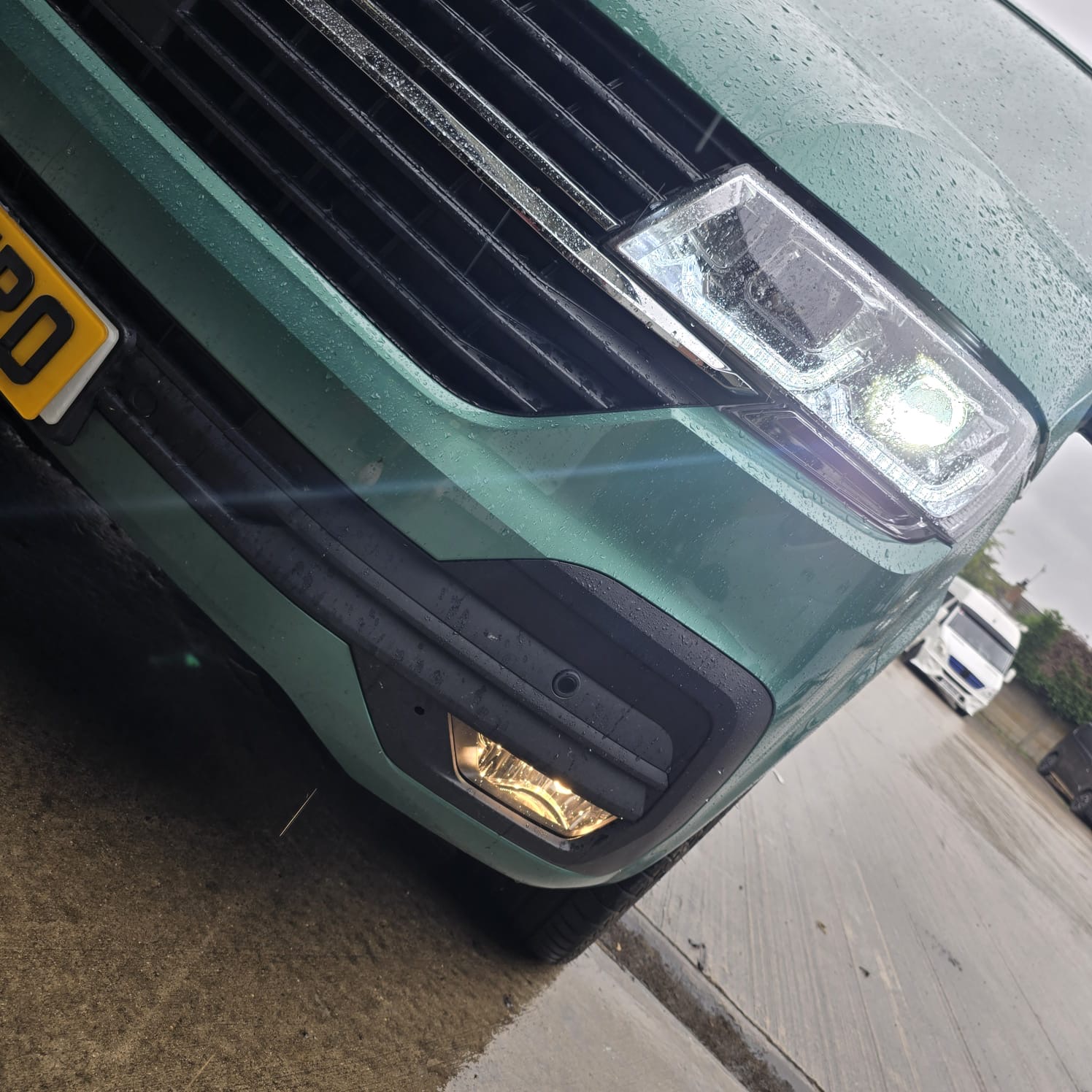 VW T6.1 fog light retrofit completed with BCM integration