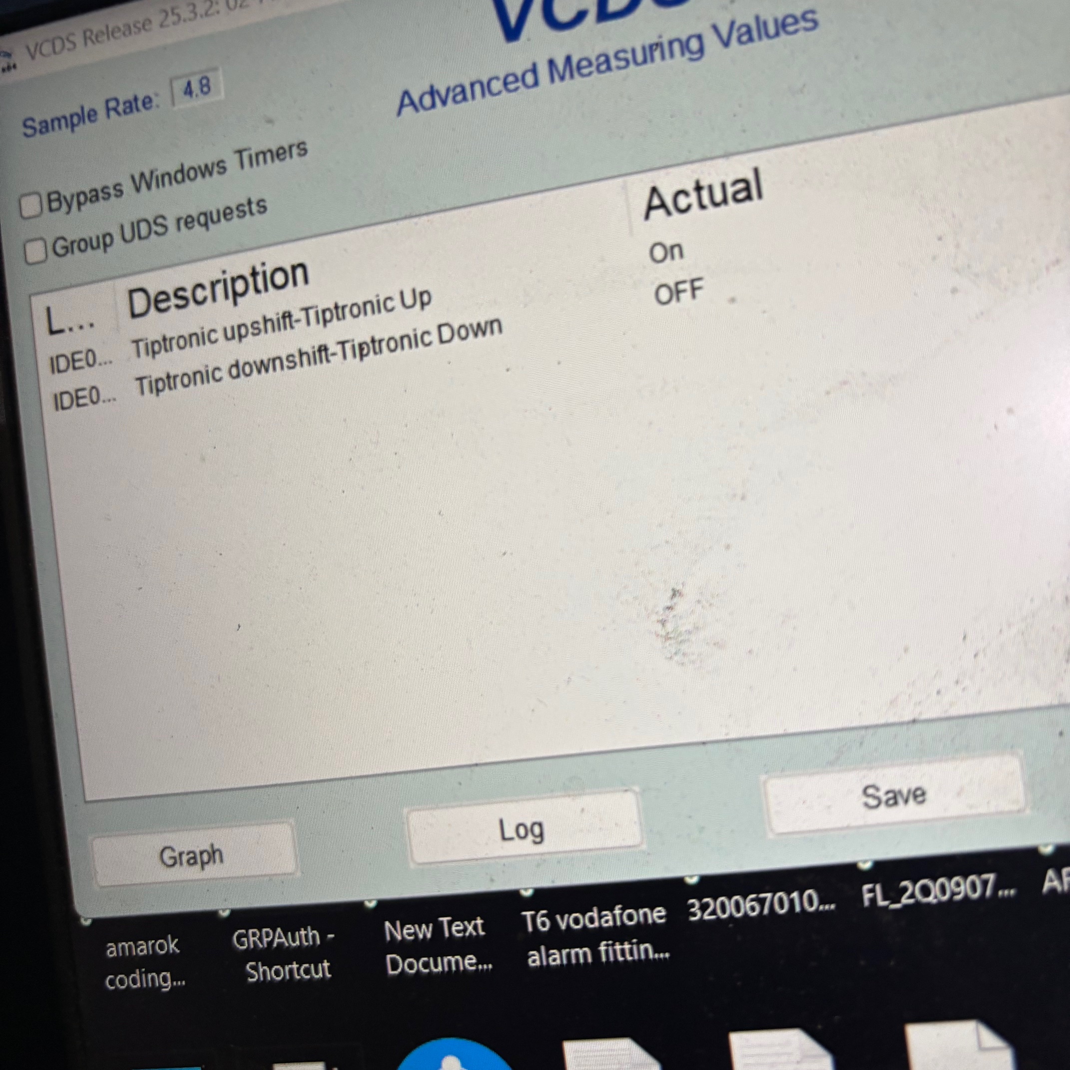 Replaced DSG paddle on Audi RS3