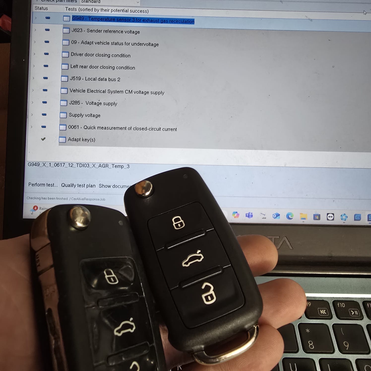 VW Transporter key programming with no immobiliser faults