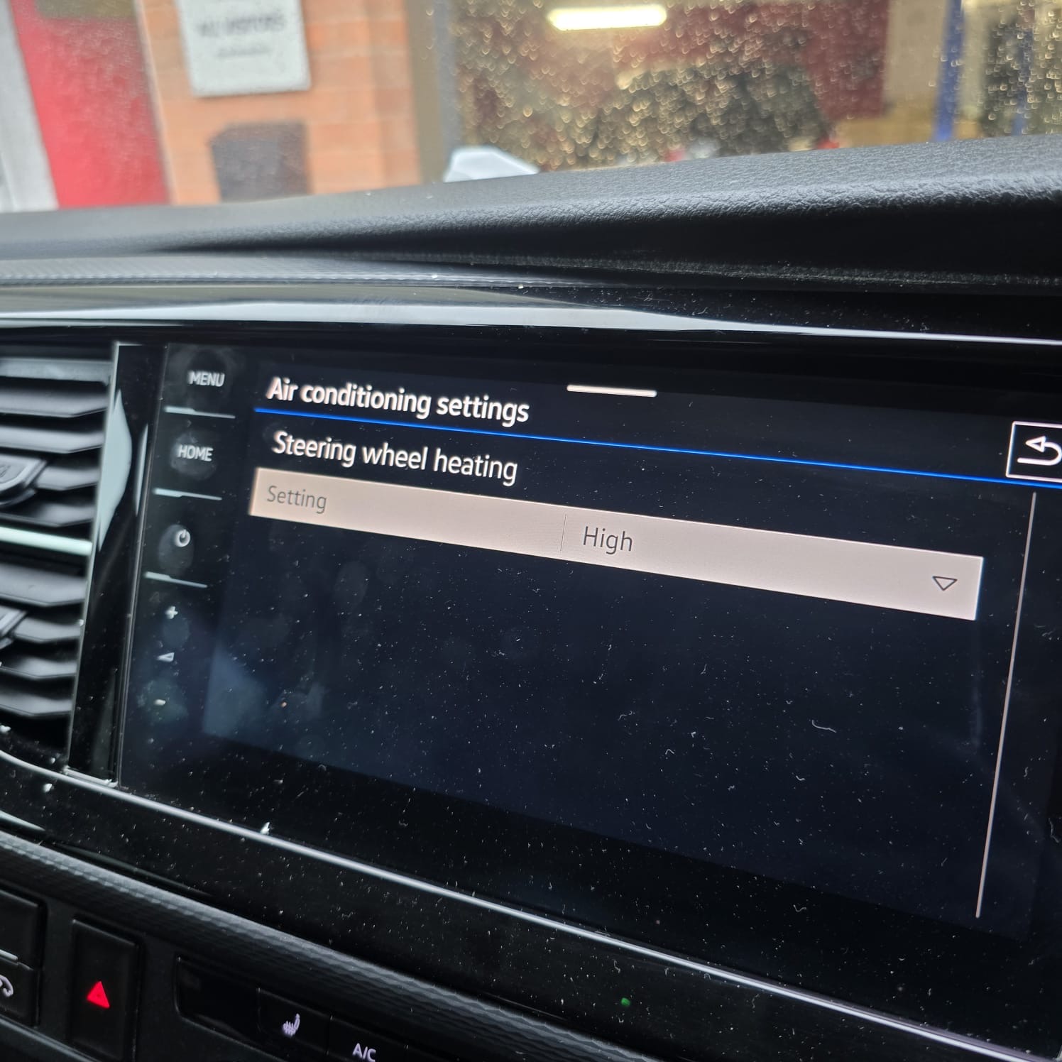 VW Heated Steering Wheel Controls