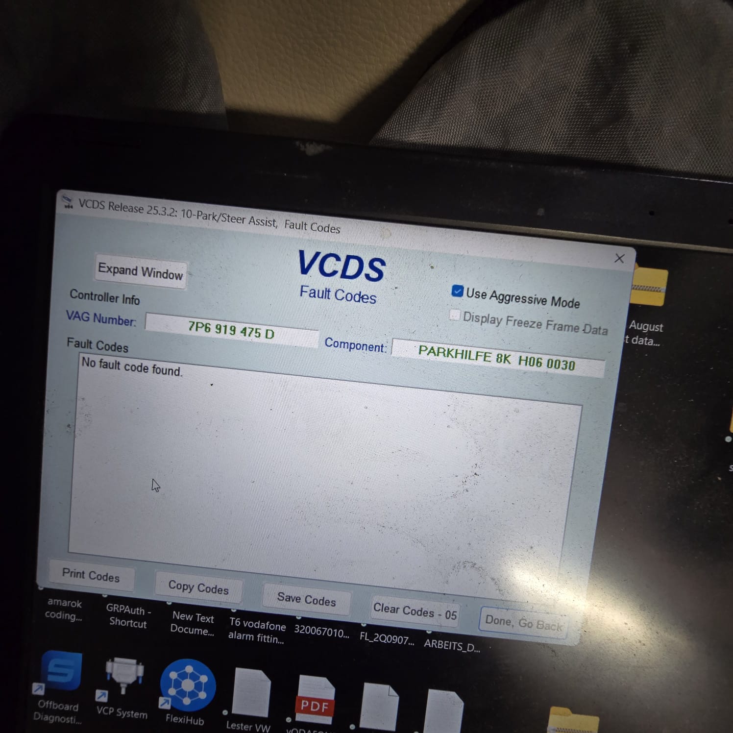 Touareg rear camera wiring repair