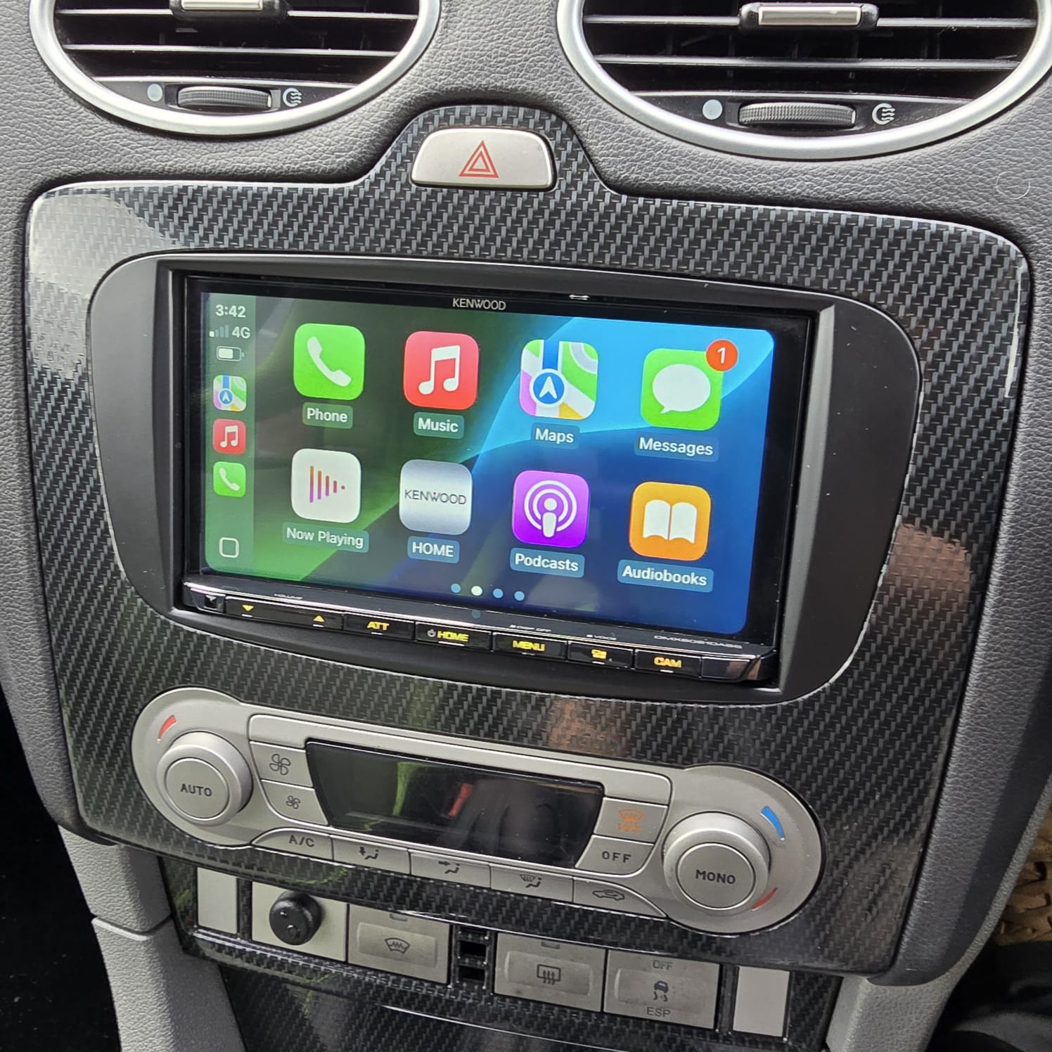 Kenwood CarPlay Retrofit Ford Focus RS