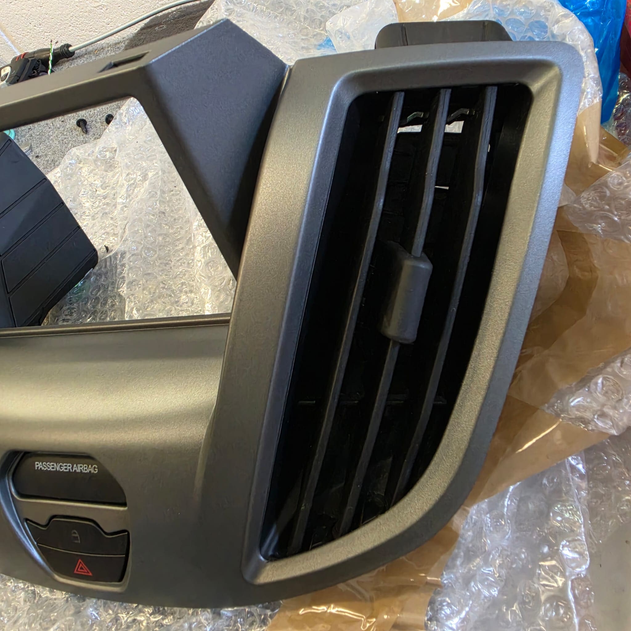 FeeLart front door speaker installation in a Ford Transit camper