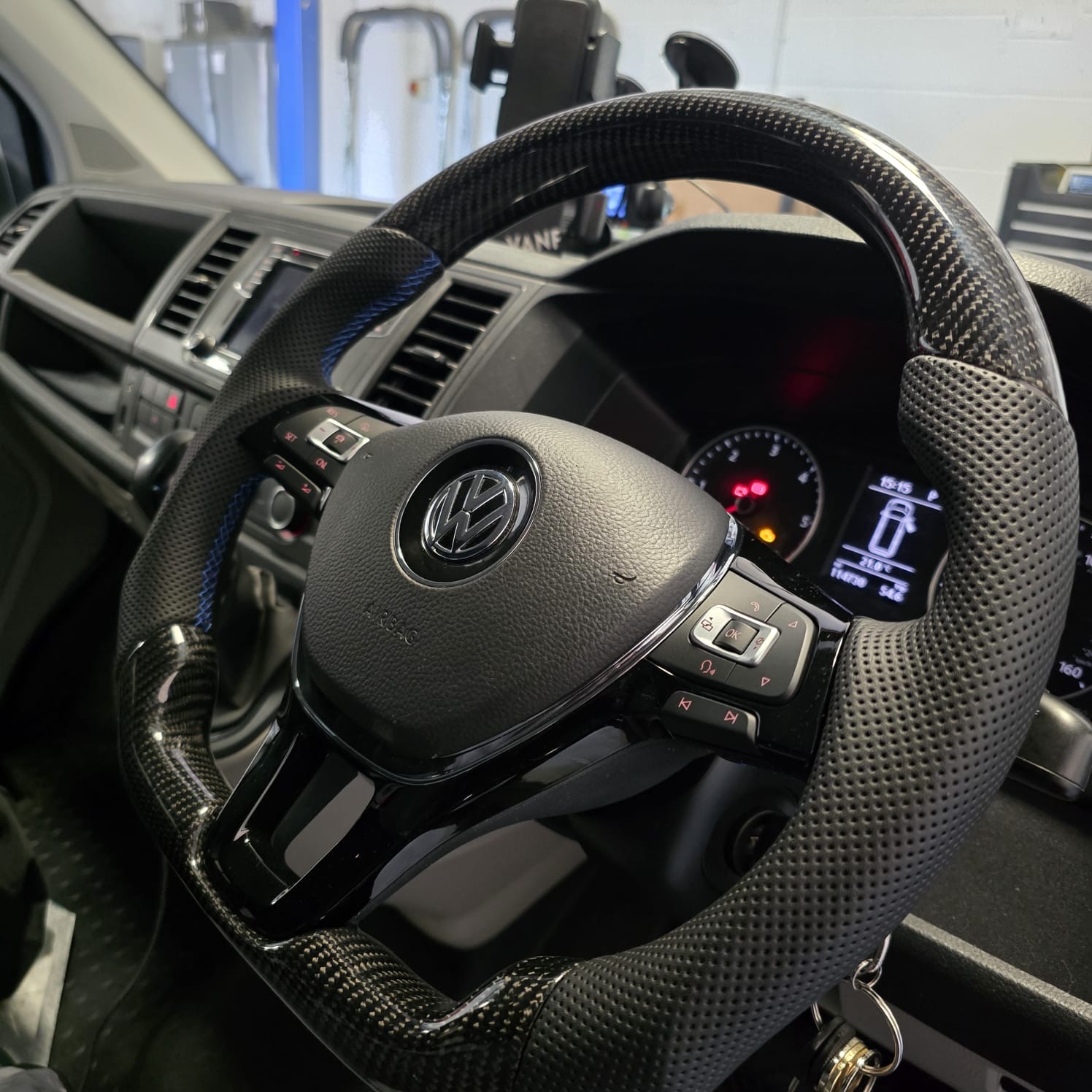 Volkswagen ACC installation and custom steering wheel upgrade