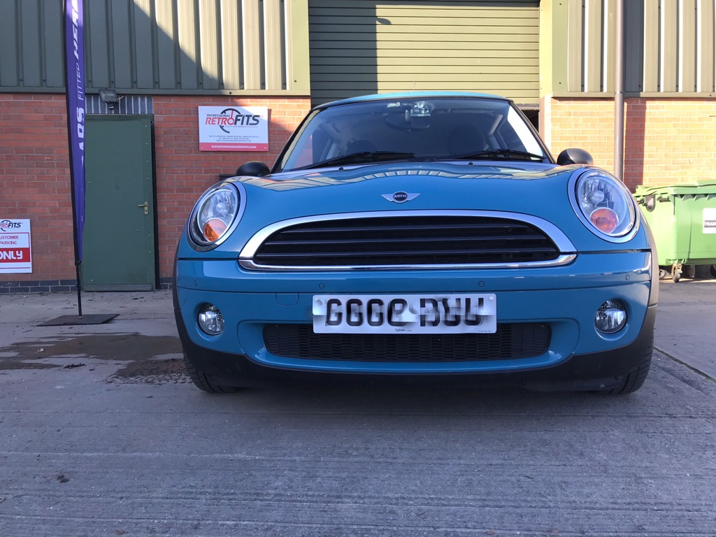 Mini Cooper parking sensor and LED display integration
