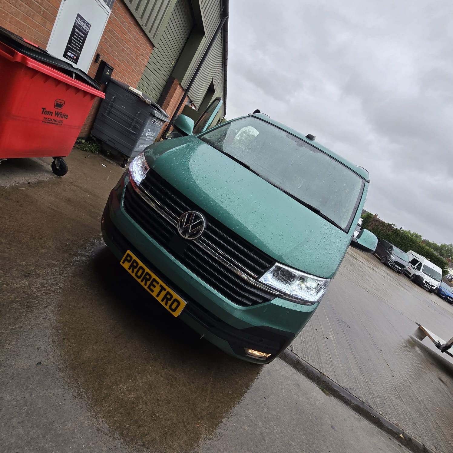 VW Transporter fog light upgrade with cornering light coding
