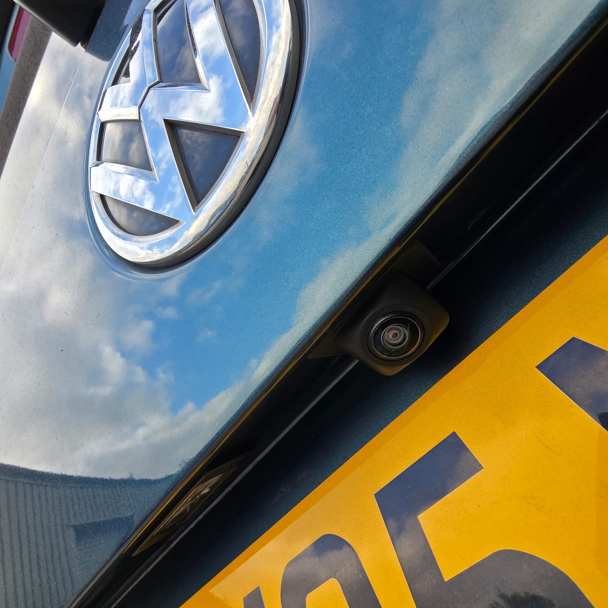 OEM VW T6 rear view camera retrofit, professional install