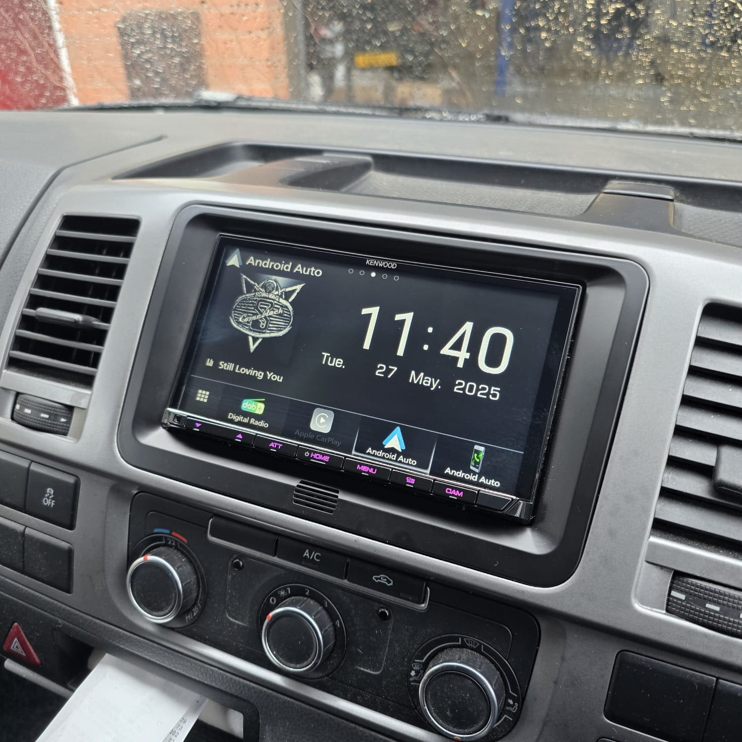 VW T5.1 dash cam and Kenwood head unit upgrade