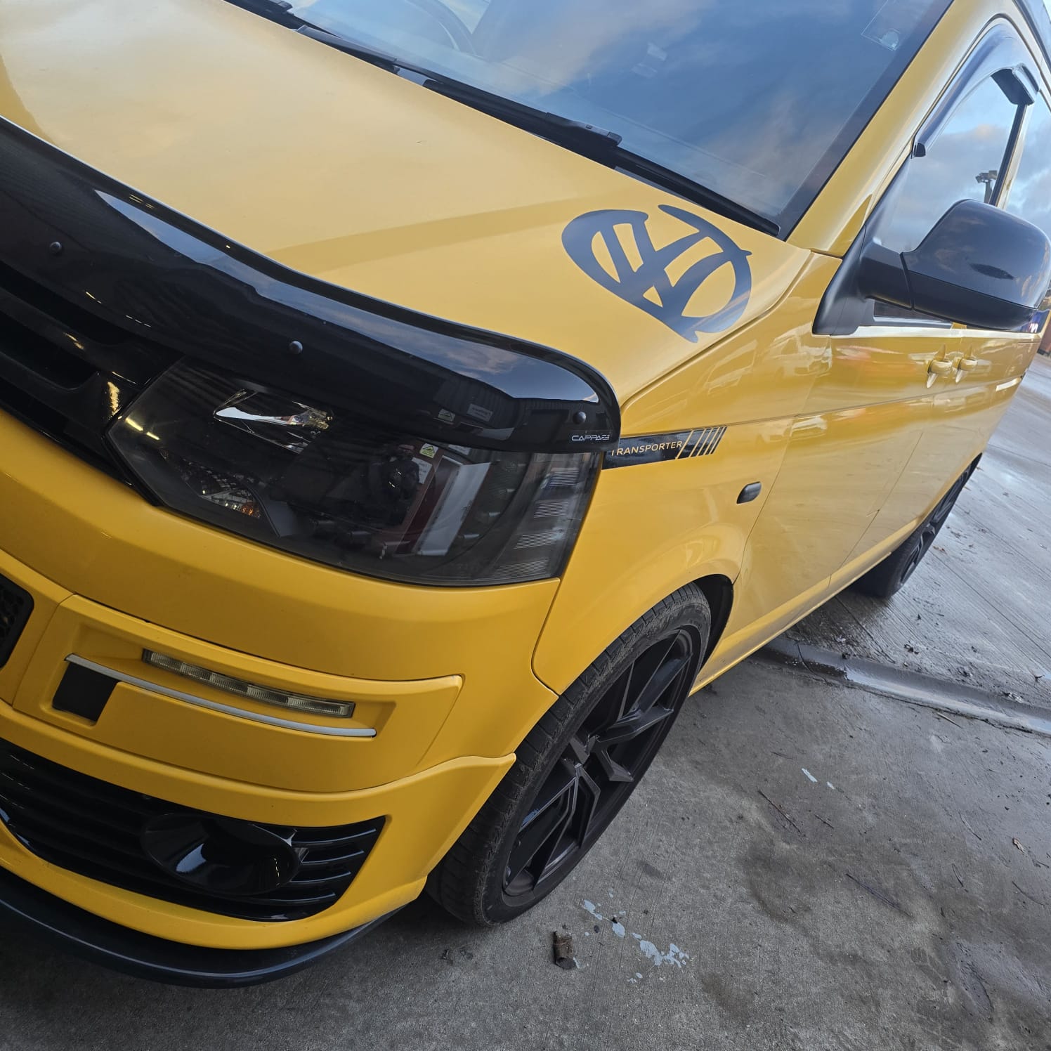 Defroster flap repair complete on VW T5.1