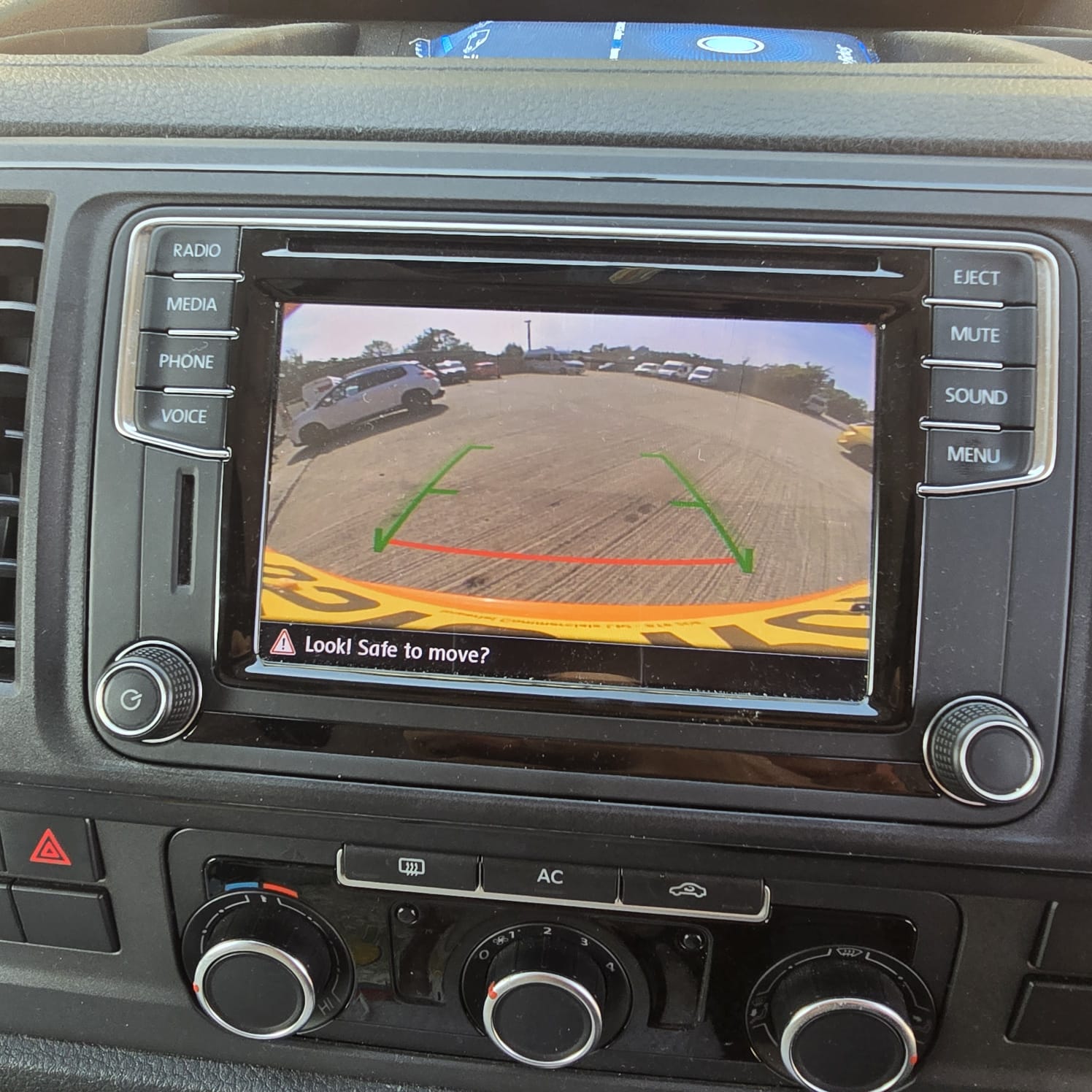VW Transporter Rear Camera Repair Discovery Navigation Issue
