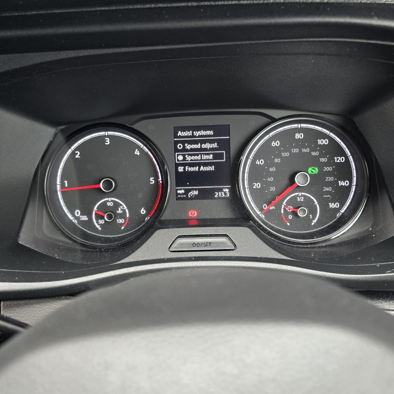 Technician working on VW Transporter T6.1 ACC retrofit