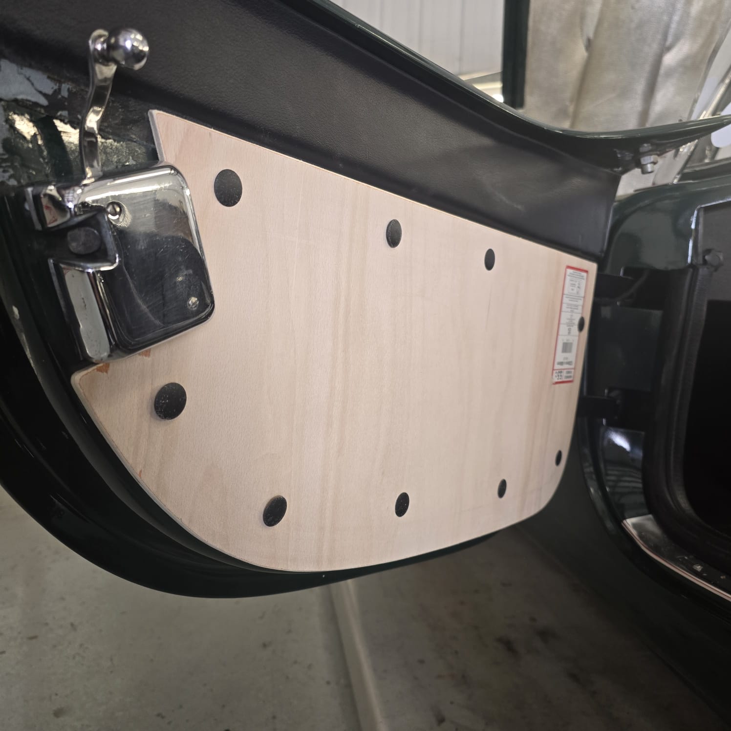 JL speakers in custom suede door cards