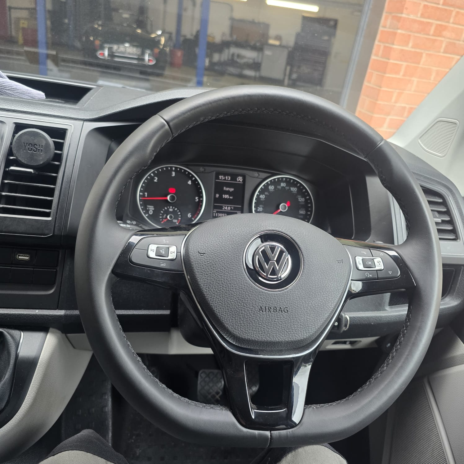 VW Transporter T6 Steering Wheel Retrofit