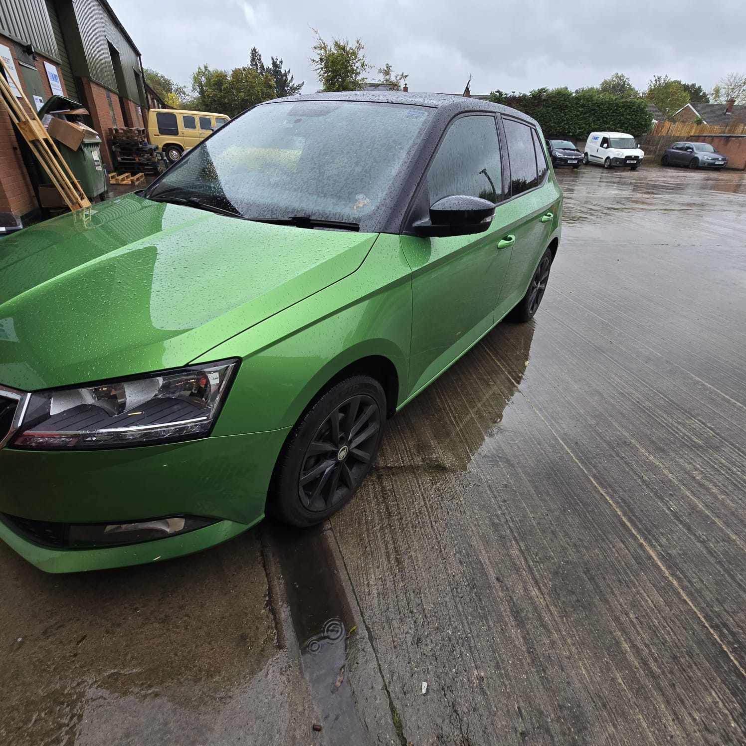 Škoda Fabia limo tint and paint styling upgrade