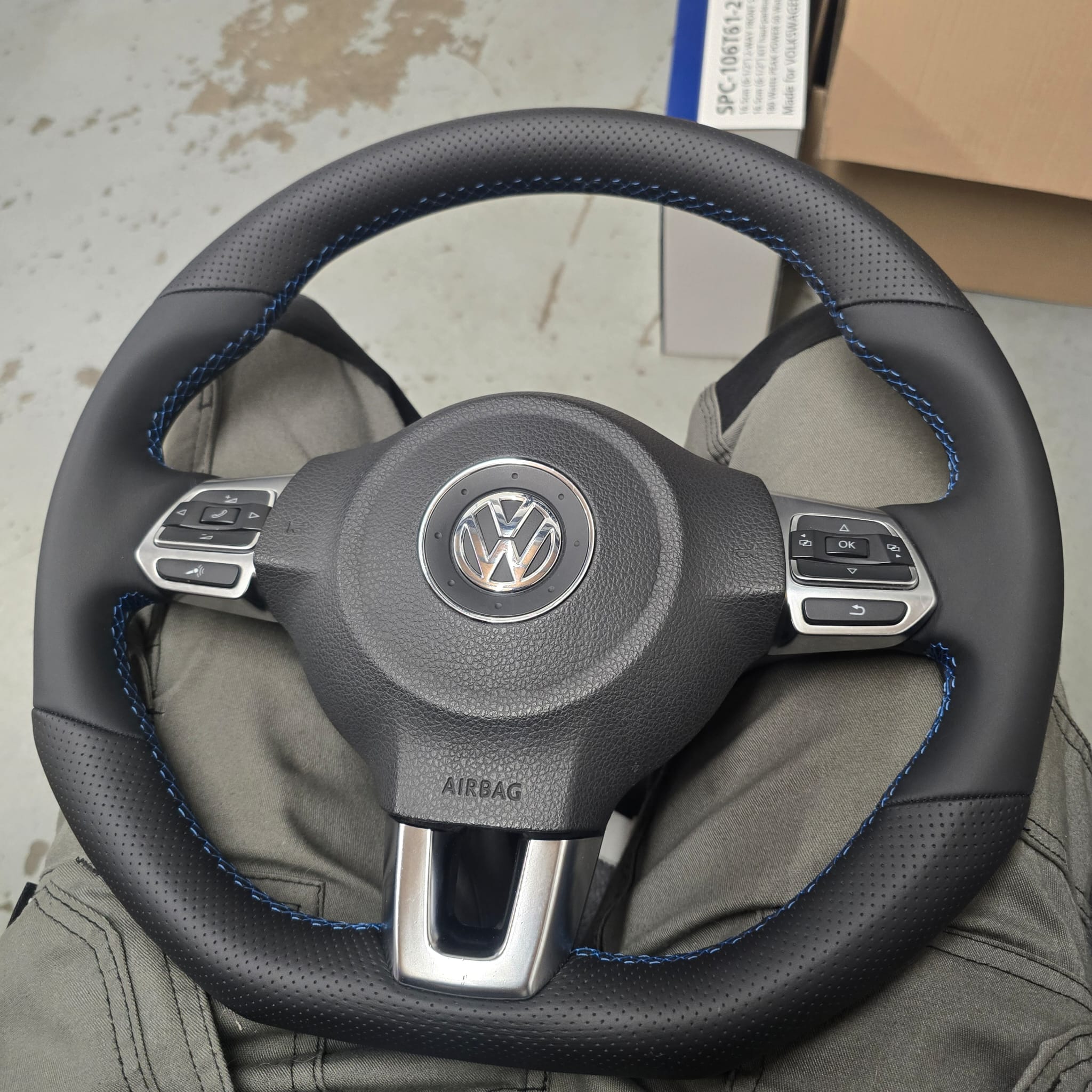 VW T5.1 Flat Bottom Steering Wheel Retrofit