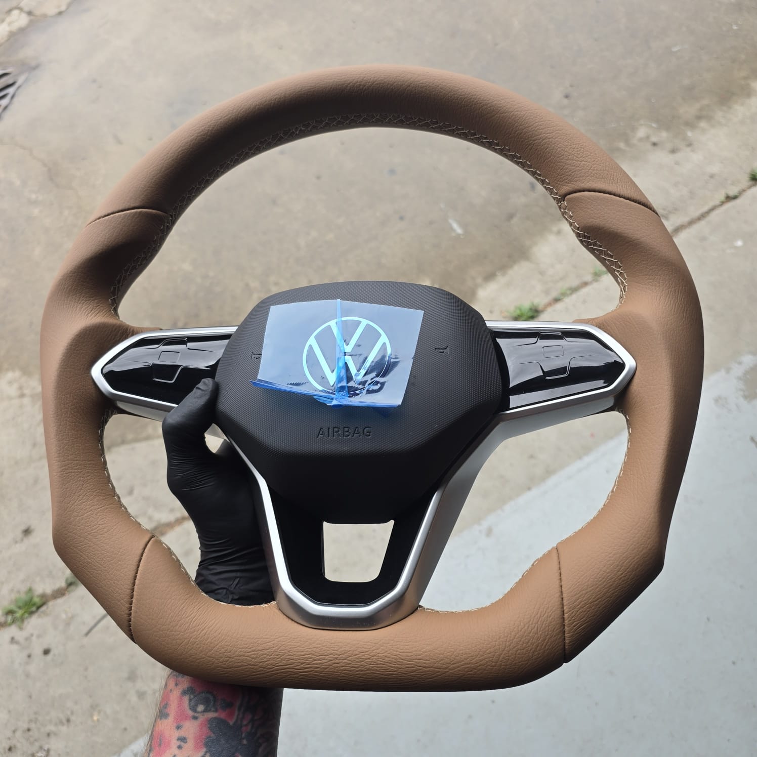 VW T6.1 Steering Wheel Upgrade With Paddle Shift