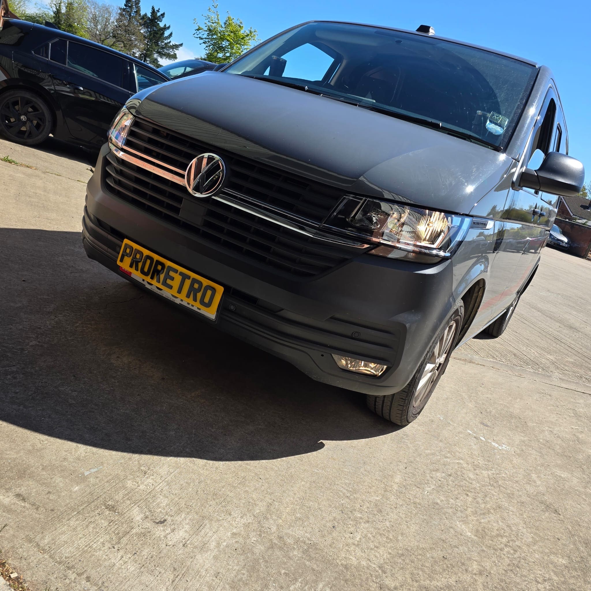 VW T6.1 front fog light retrofit wiring and BCM integration in progress