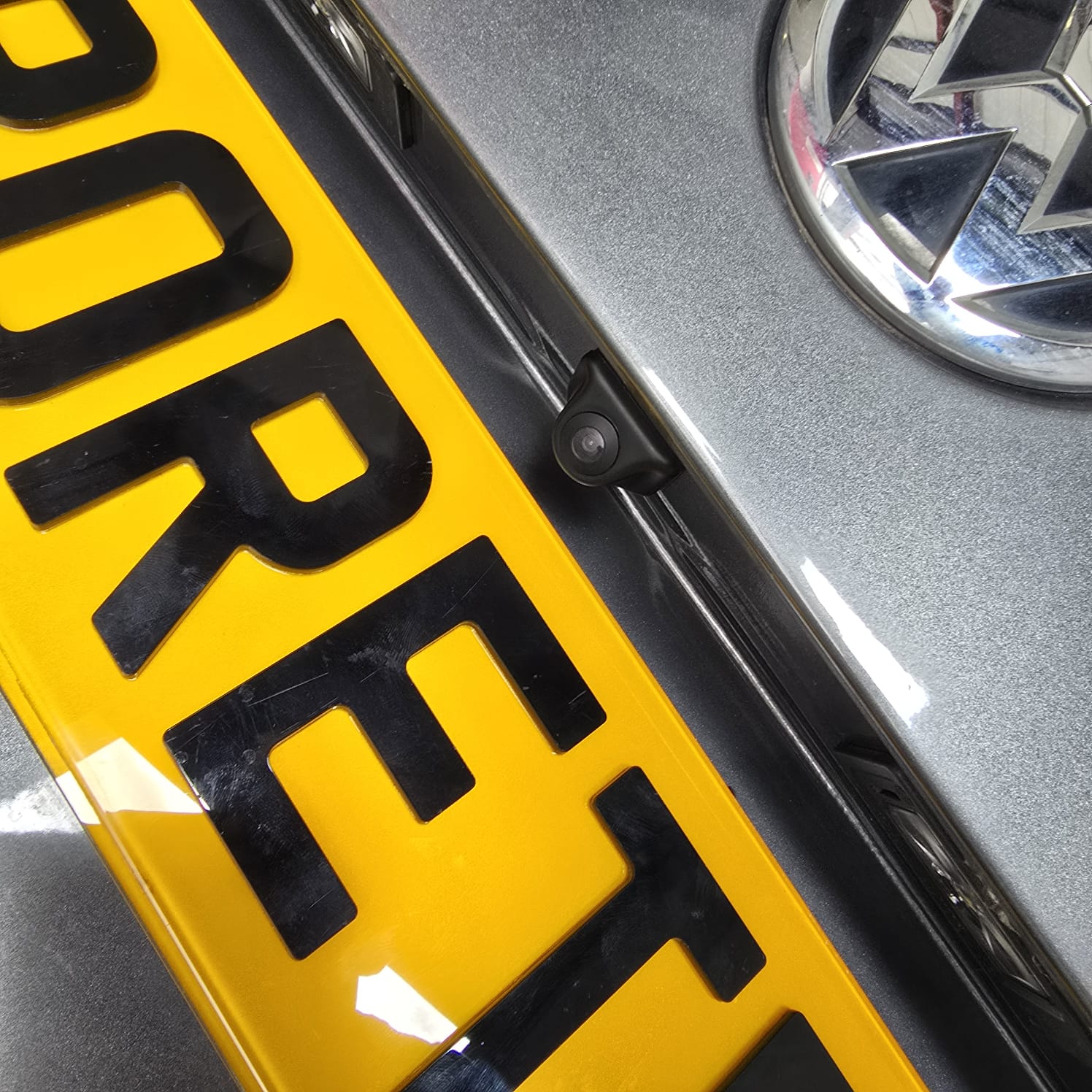 VW T6.1 rear view camera retrofit installation