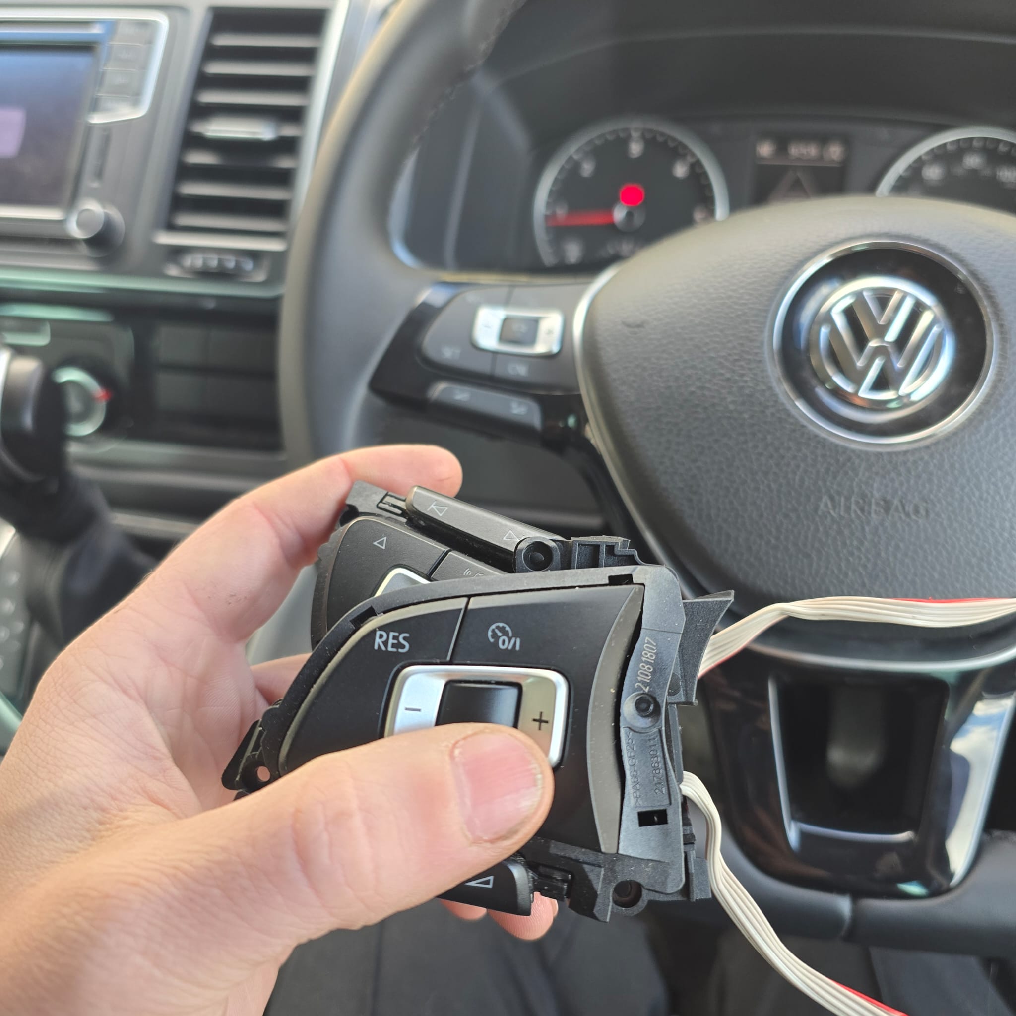 VW T6 Button Upgrade in Redditch