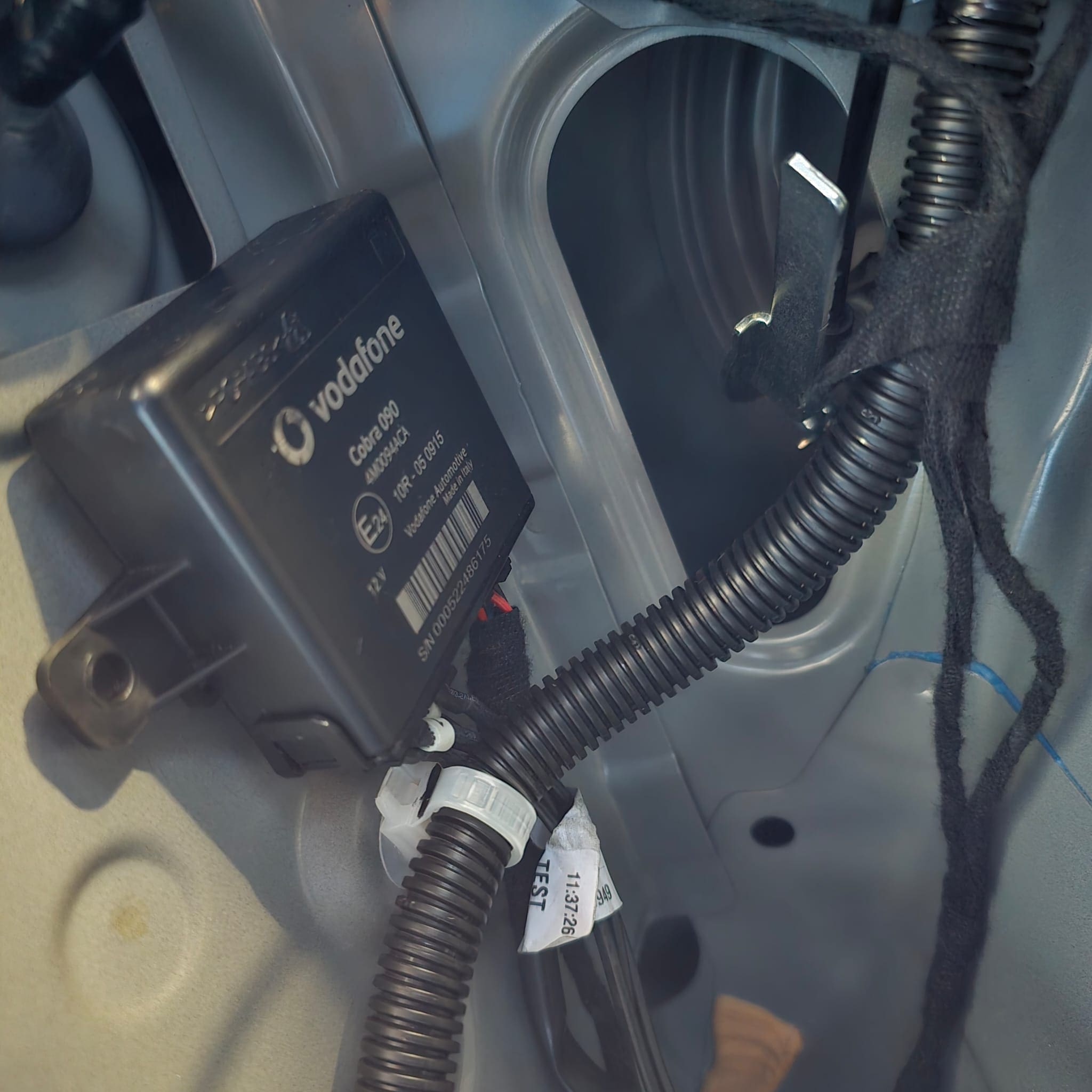 Toyota Aygo X Edge rear parking sensor installation showing clean, factory-style finish
