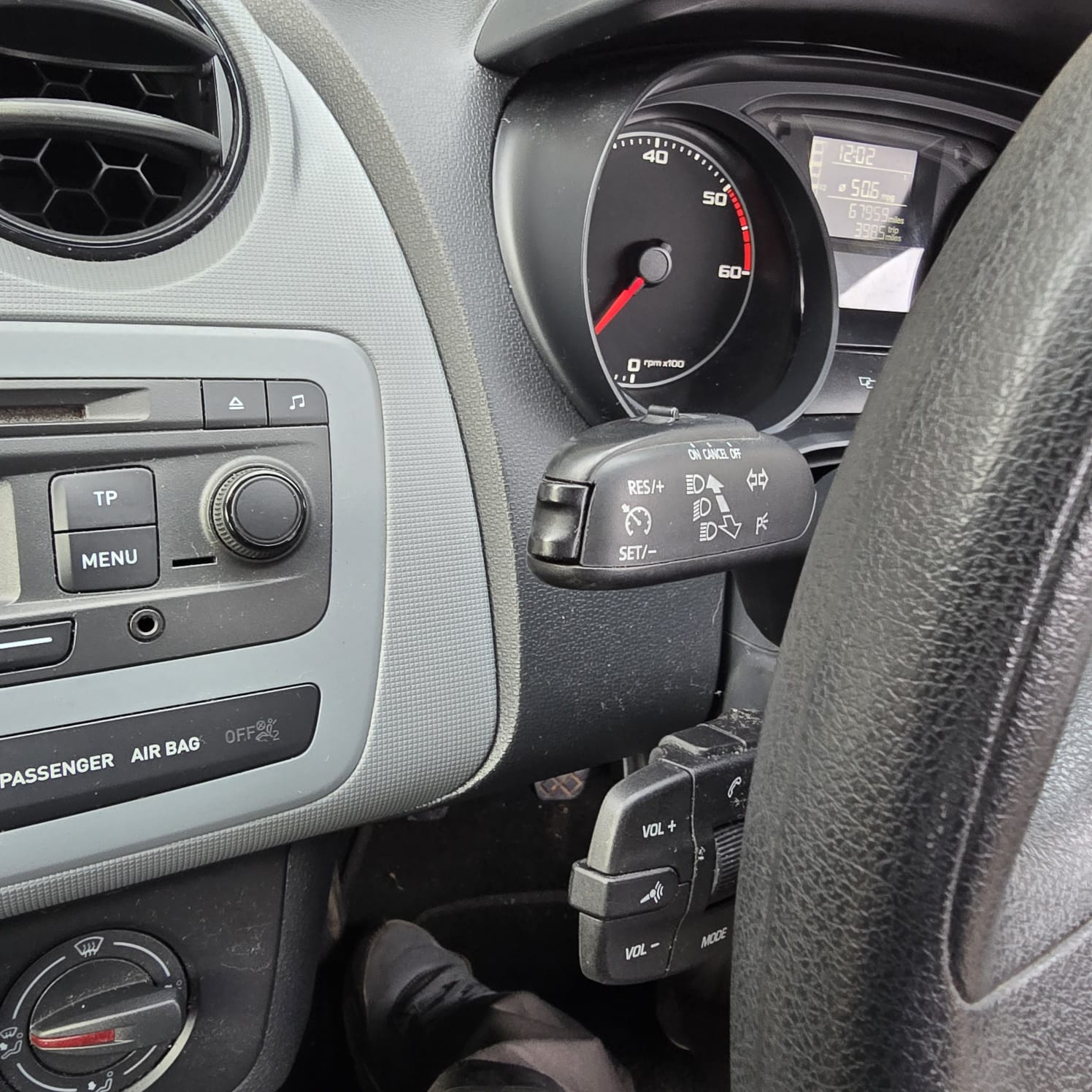 Seat Ibiza 2016 CFWA cruise wiring integration