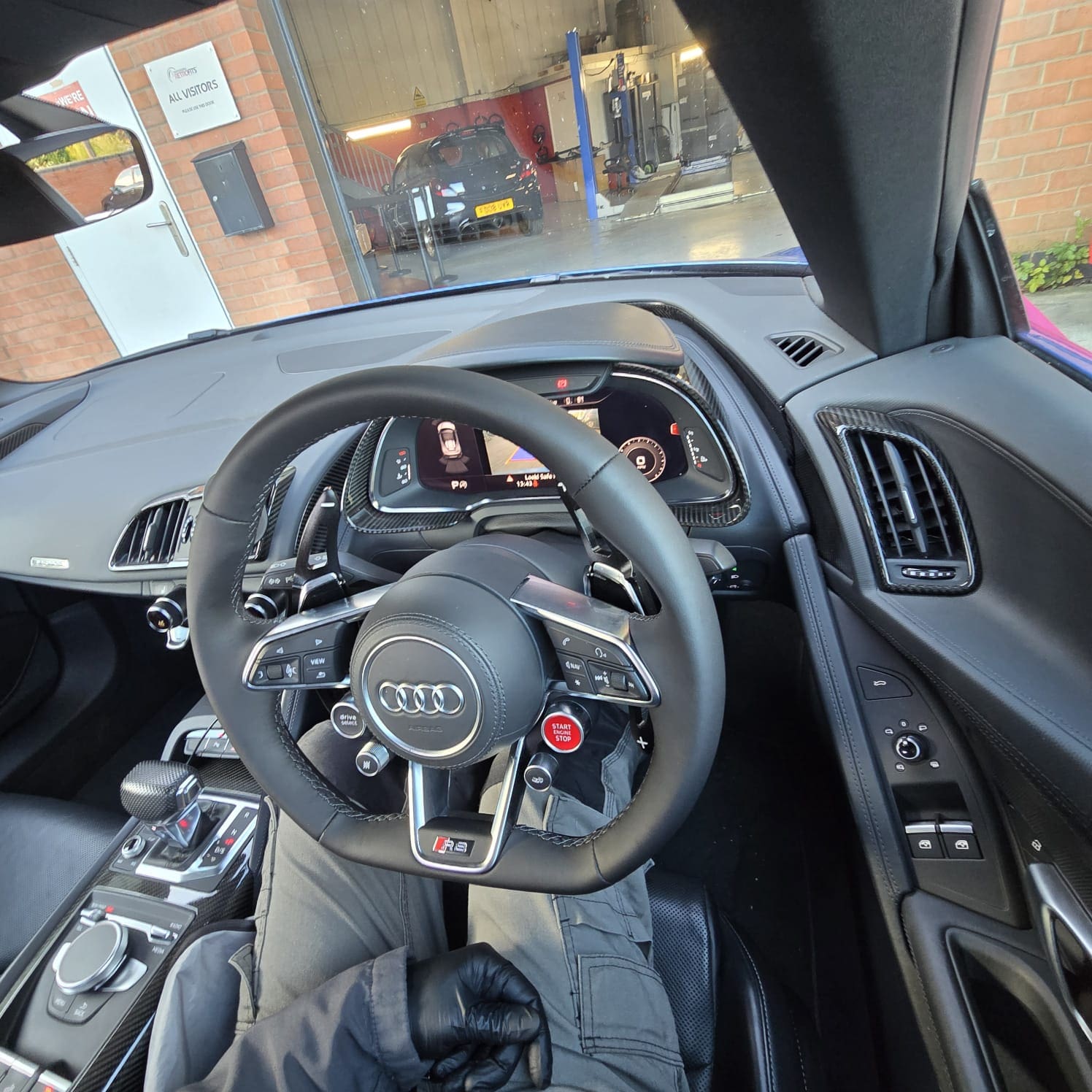 Audi R8 steering wheel swap Nappa leather