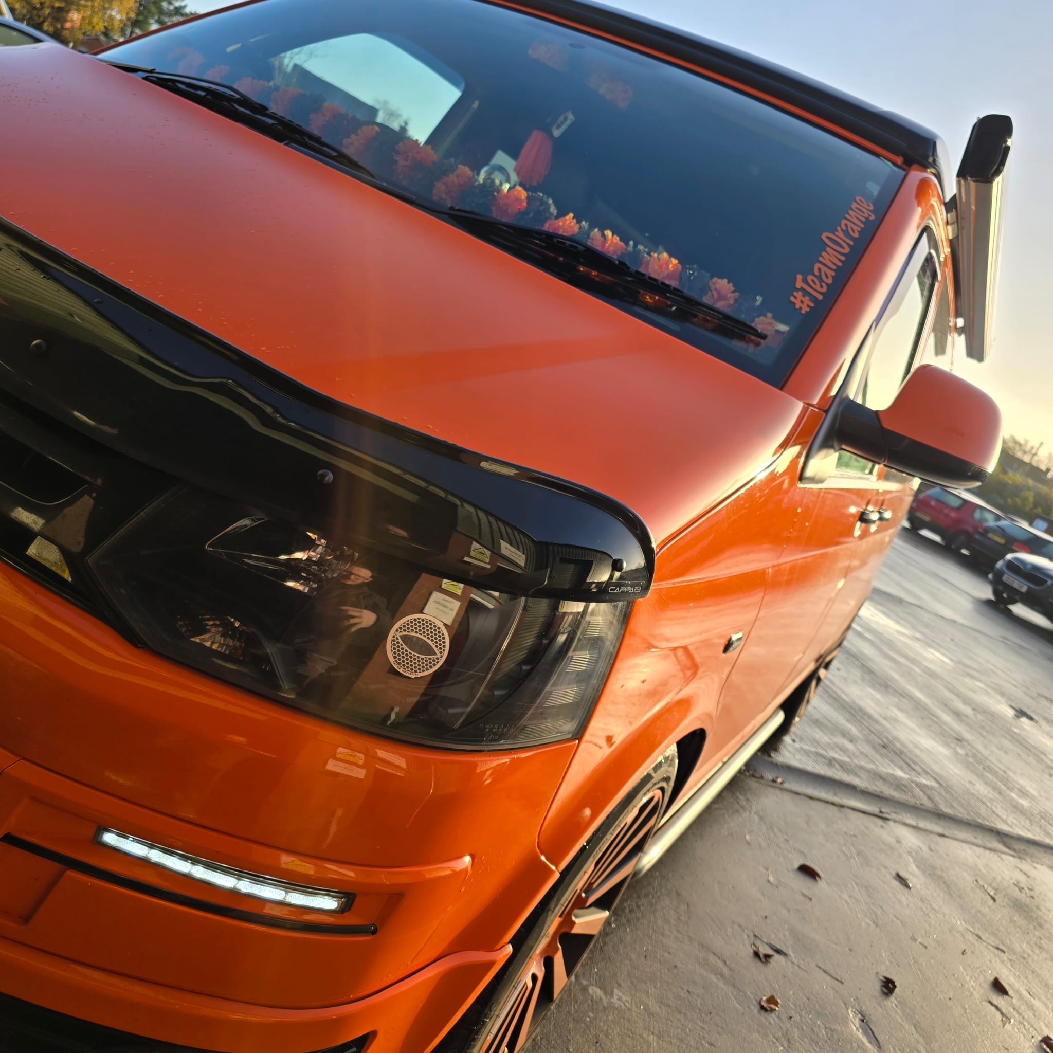 Standout MK6 Golf Nappa retrim with orange stitch