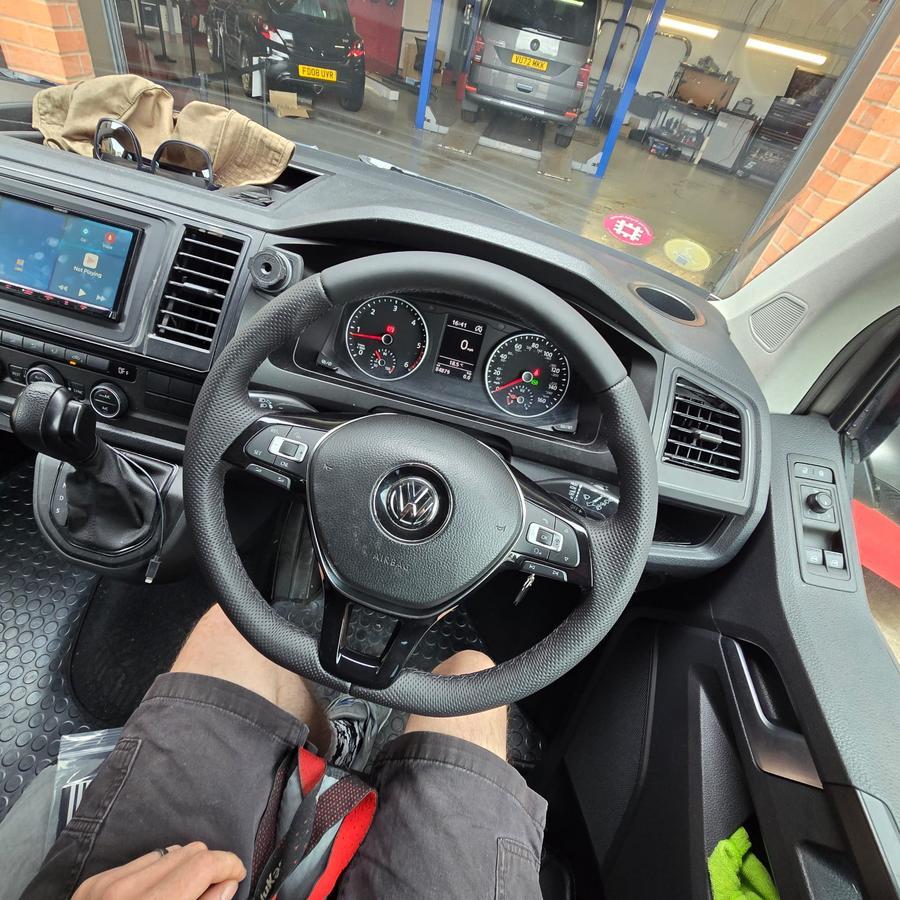 Half-Perforated Custom Steering Wheel Upgrade