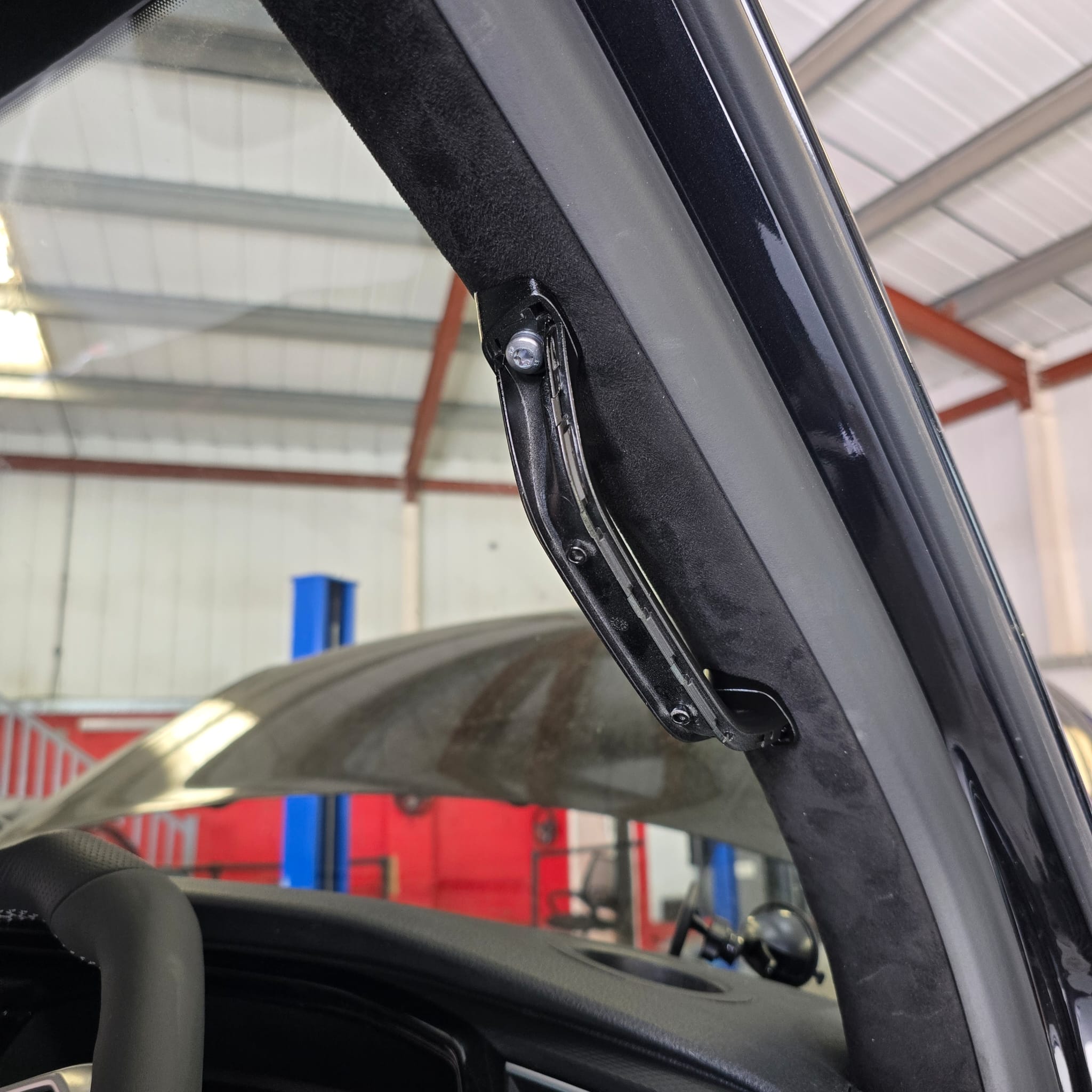 VW T6.1 Black Suede Roof Lining Upgrade