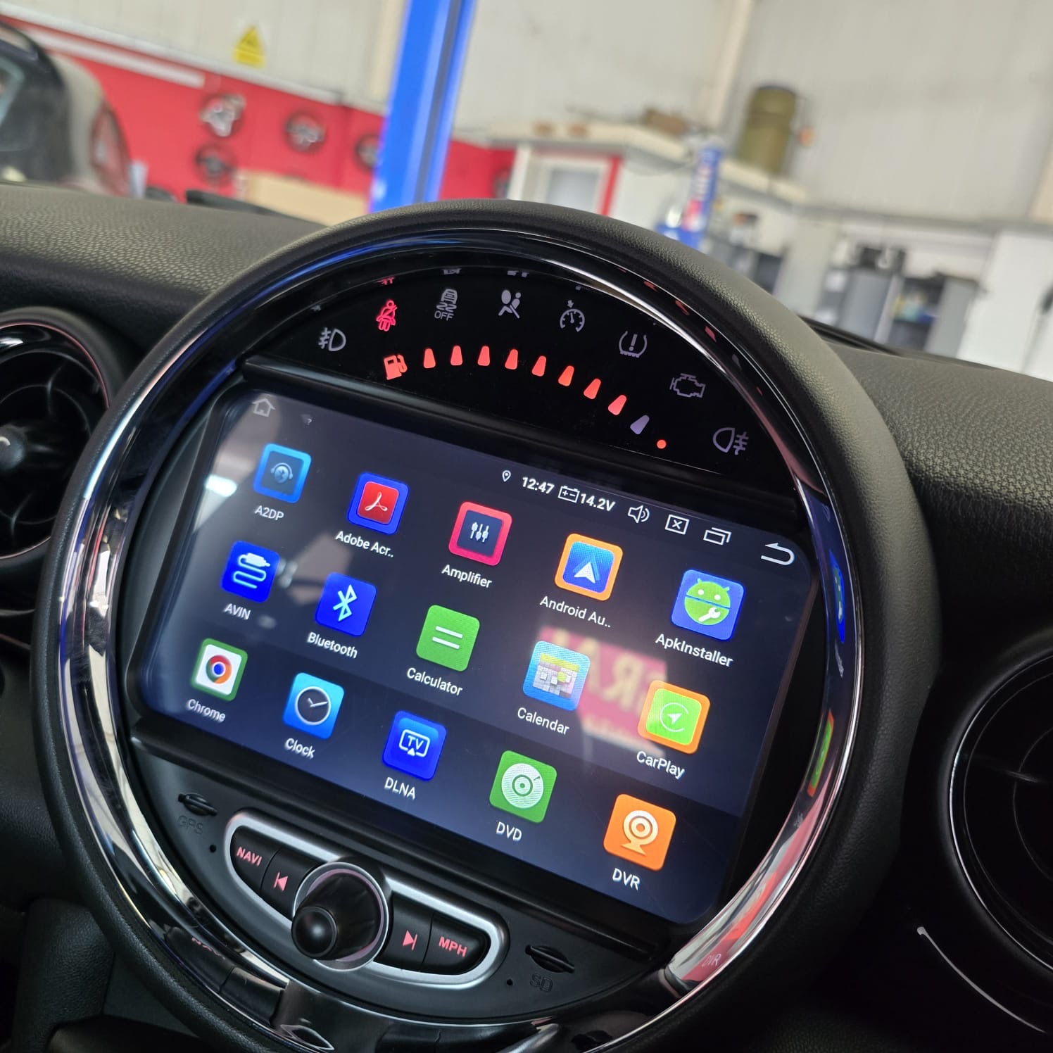 Mini Cooper Android head unit professional retrofit