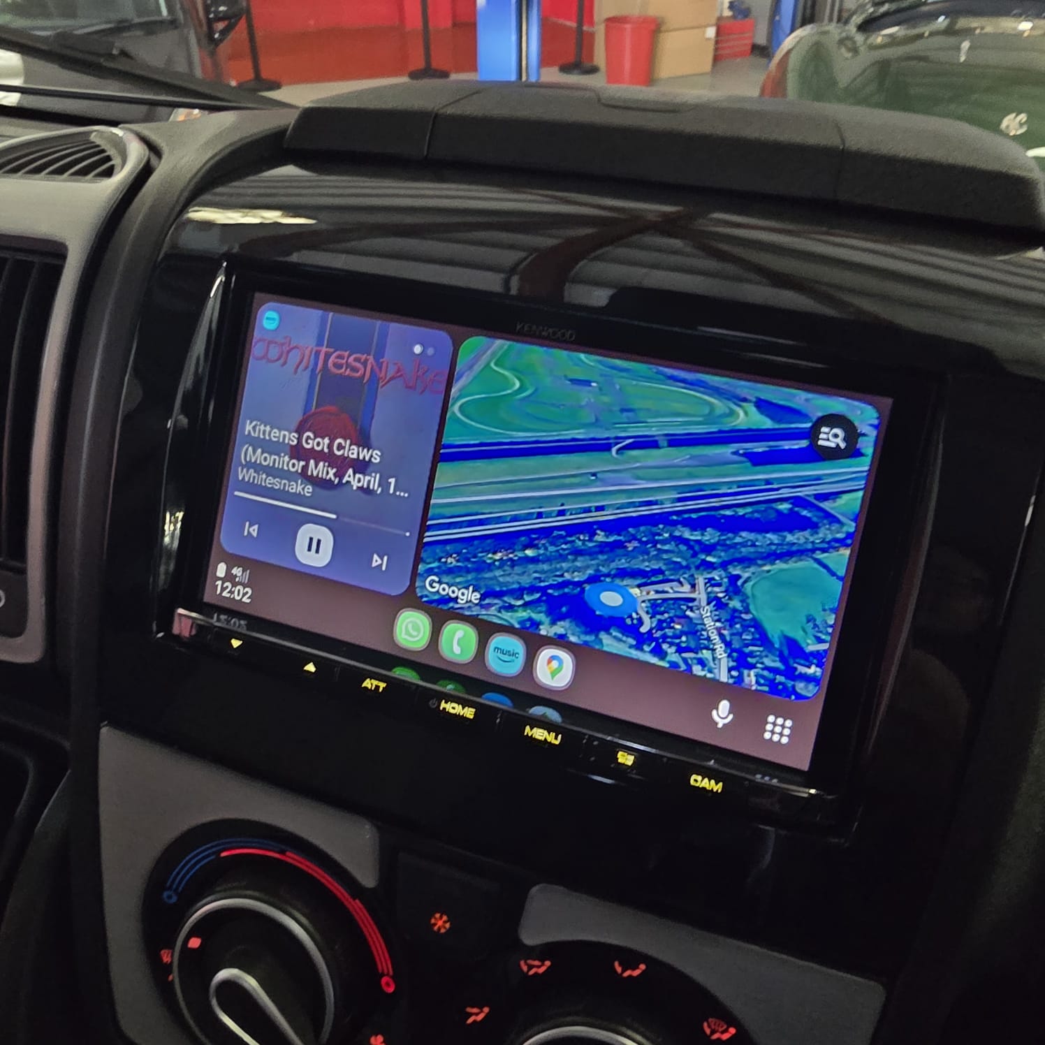 Kenwood DMX8021DABS Retrofit in Fiat Ducato Elddis Motorhome