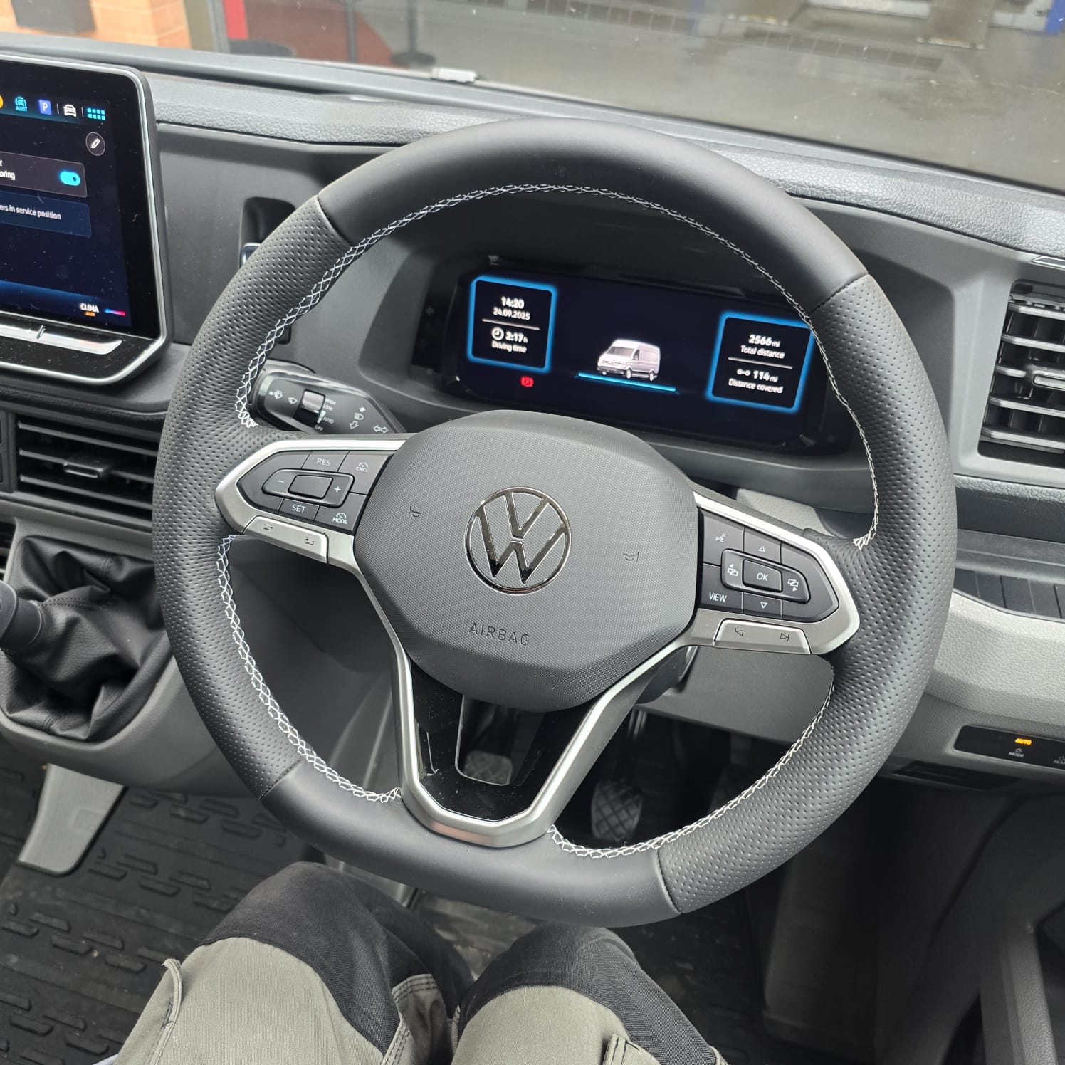 VW Crafter Custom Wheel Upgrade - Side Grip Detail